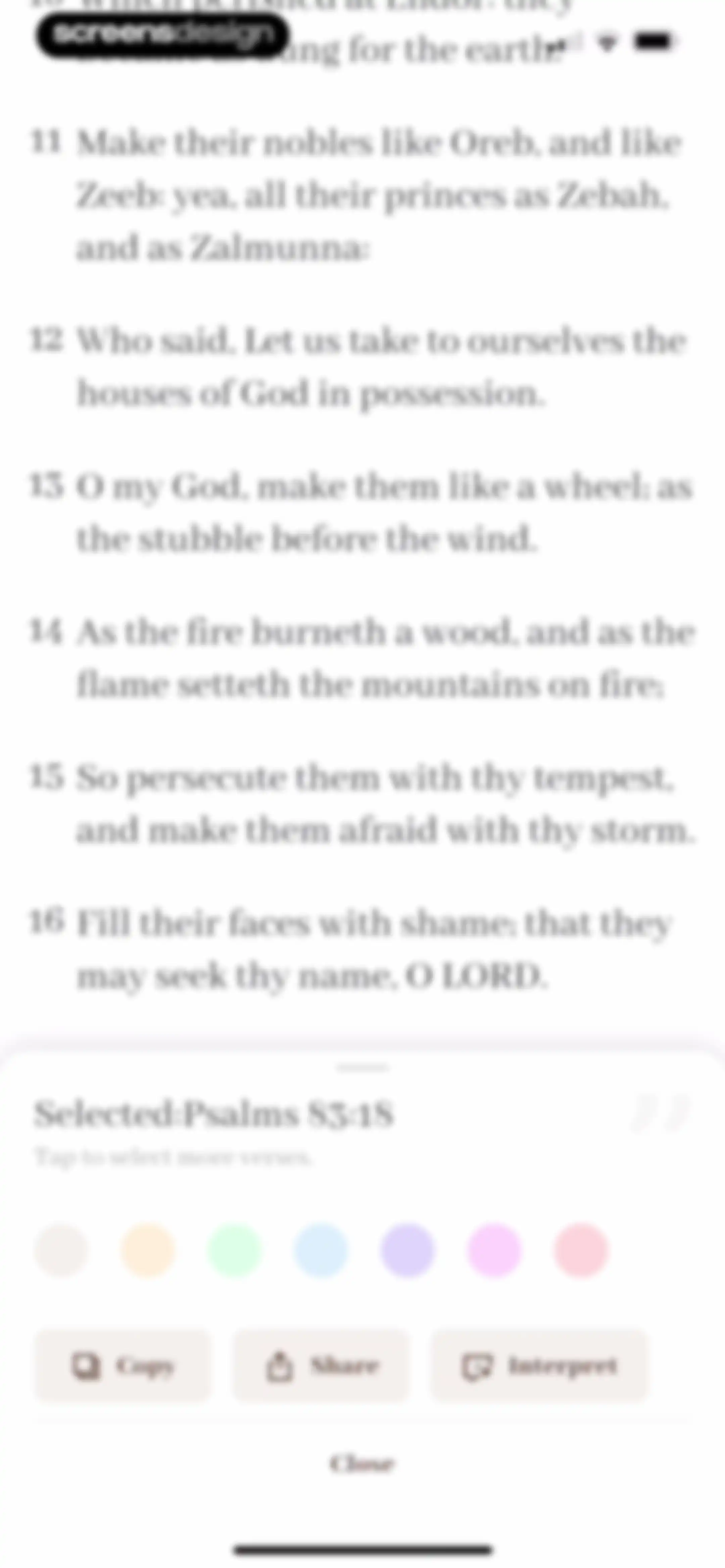 Bible Note: Sermon Notes screen 88