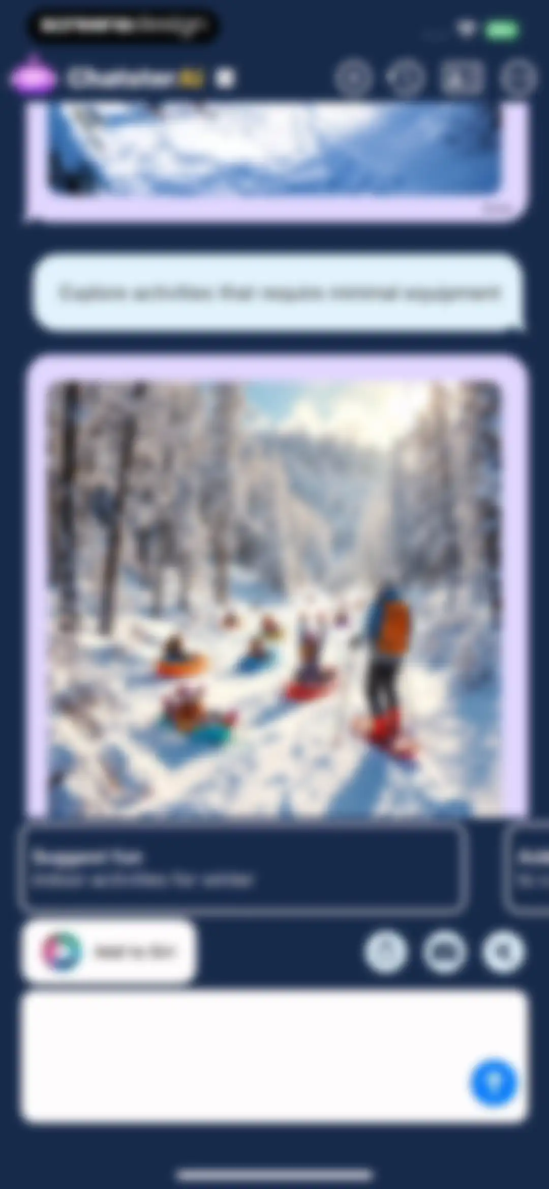 AI Assistant: Images & Writing screen 23
