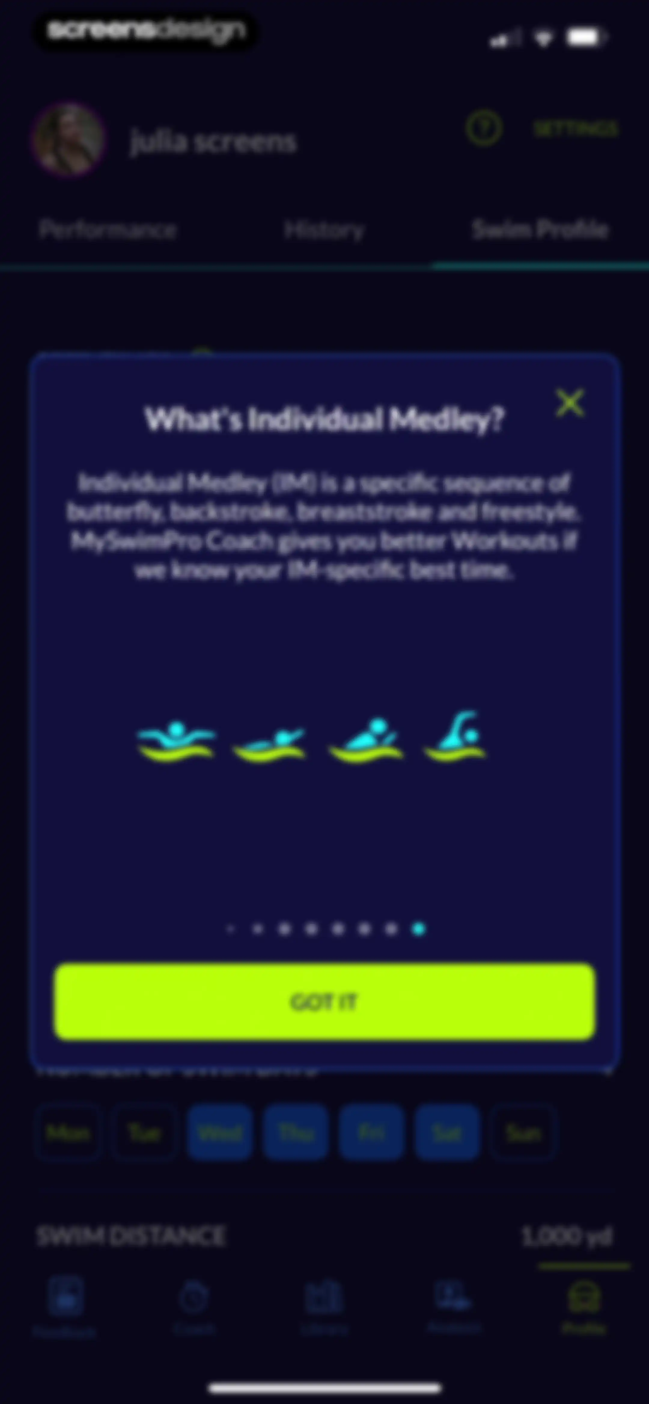 MySwimPro: #1 Swim Workout App screen 189