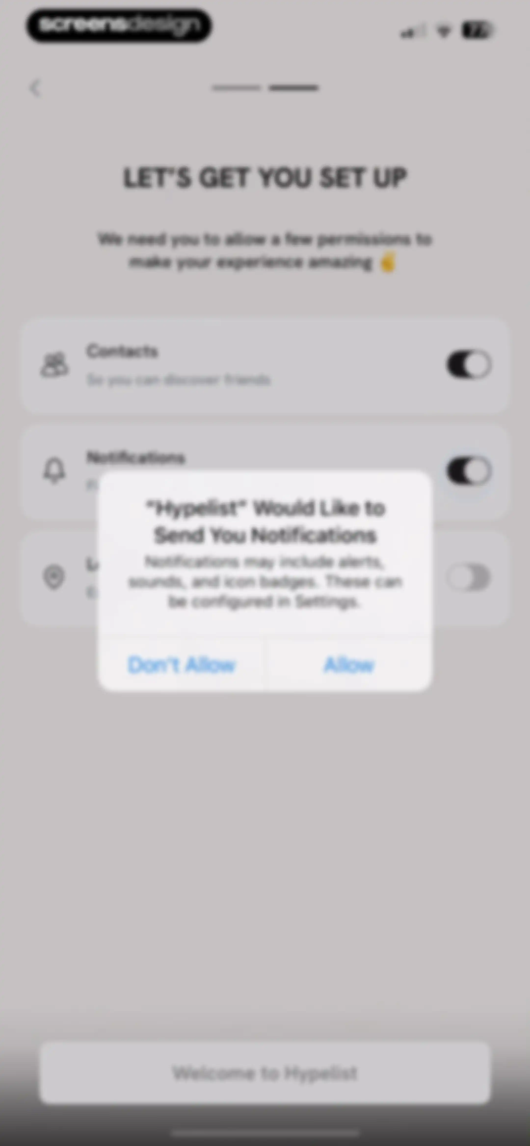 Hypelist: Create & Share Lists screen 23