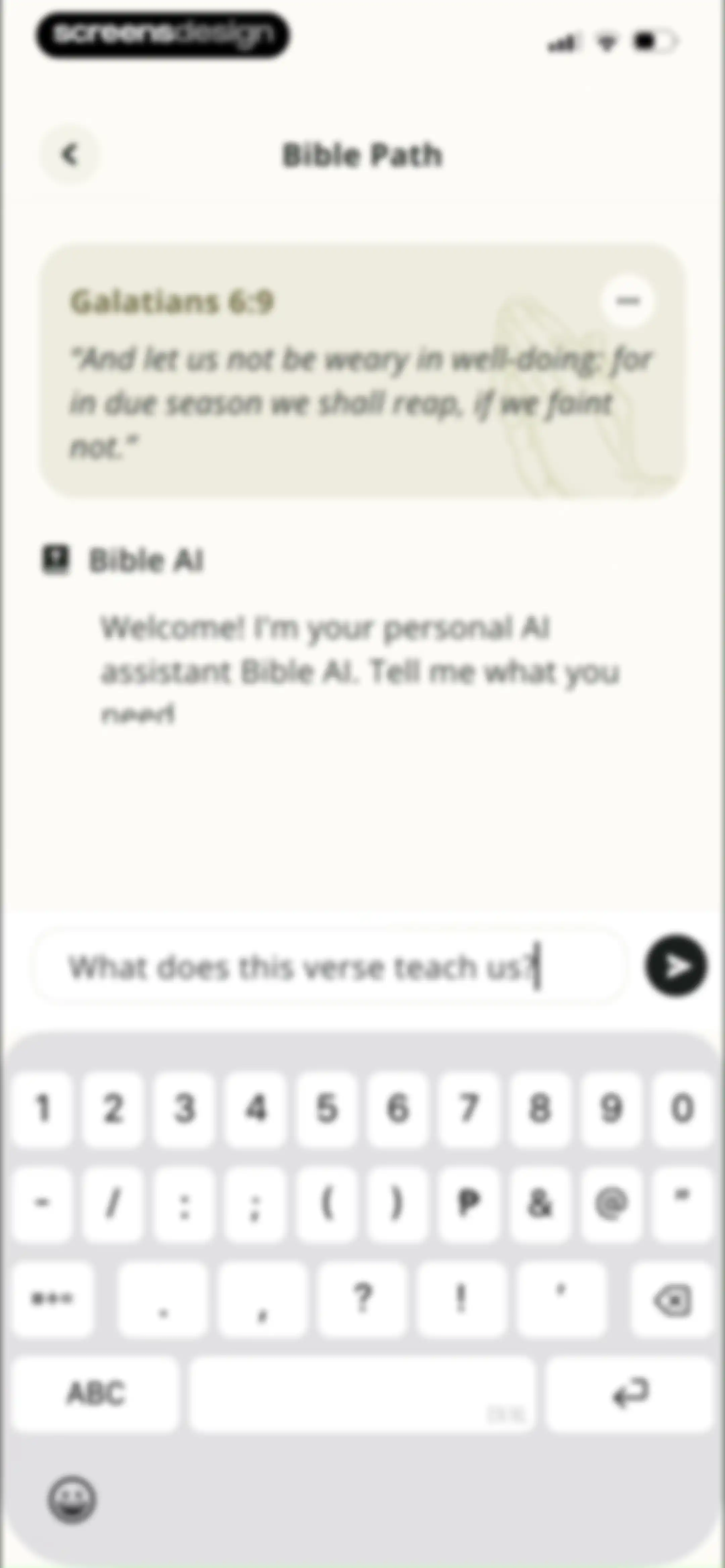Bible Path: Prayers & Widgets screen 31