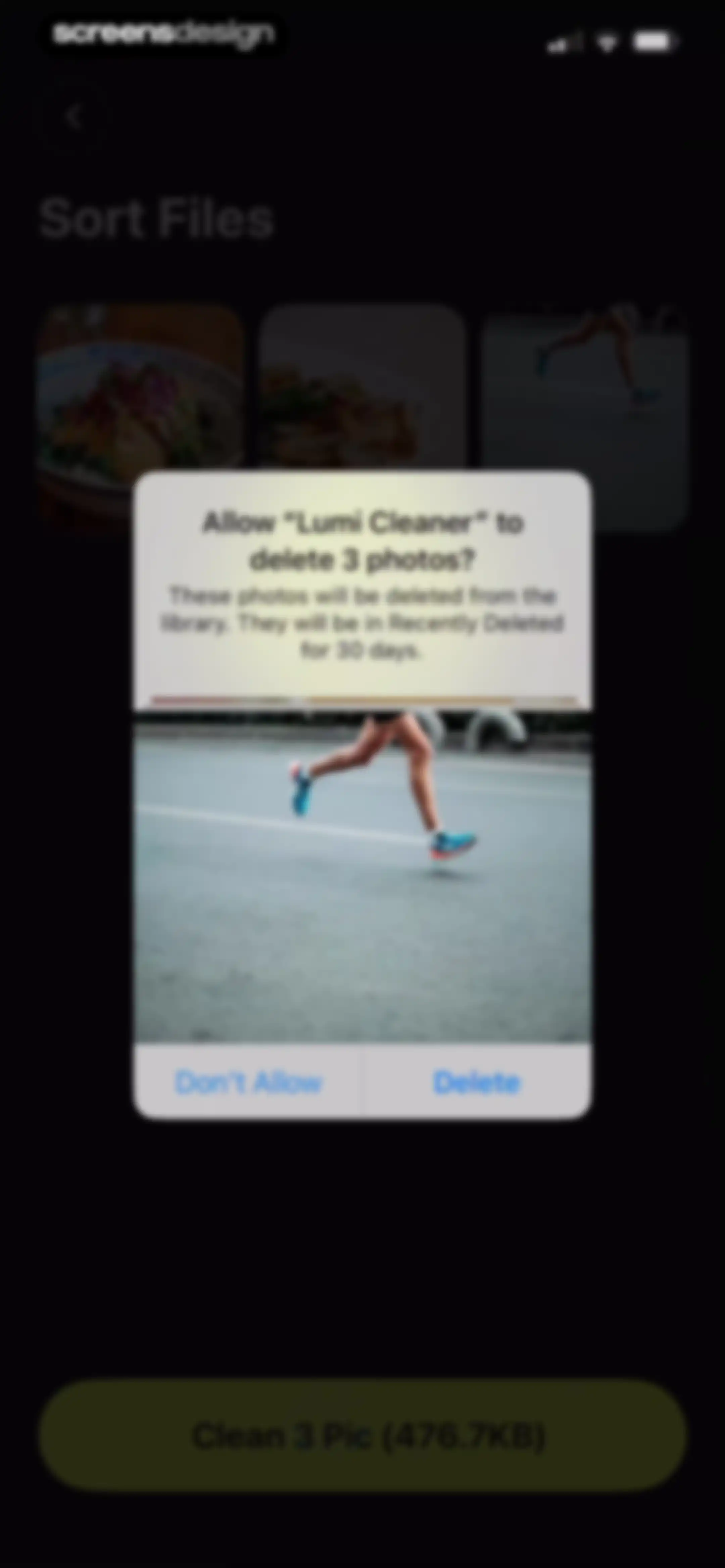Lumi Cleaner: storage cleaner screen 34