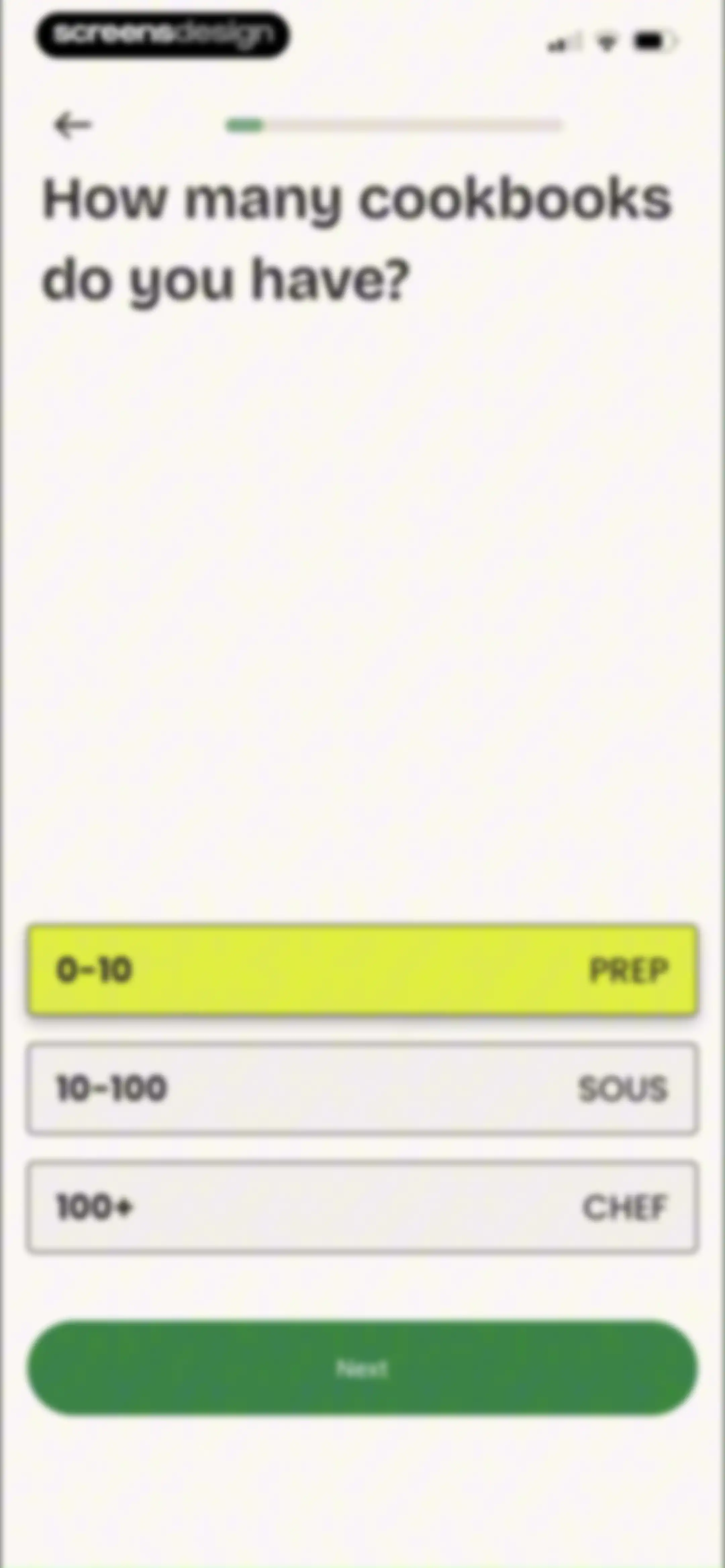 CookShelf: Search Cookbooks screen 4