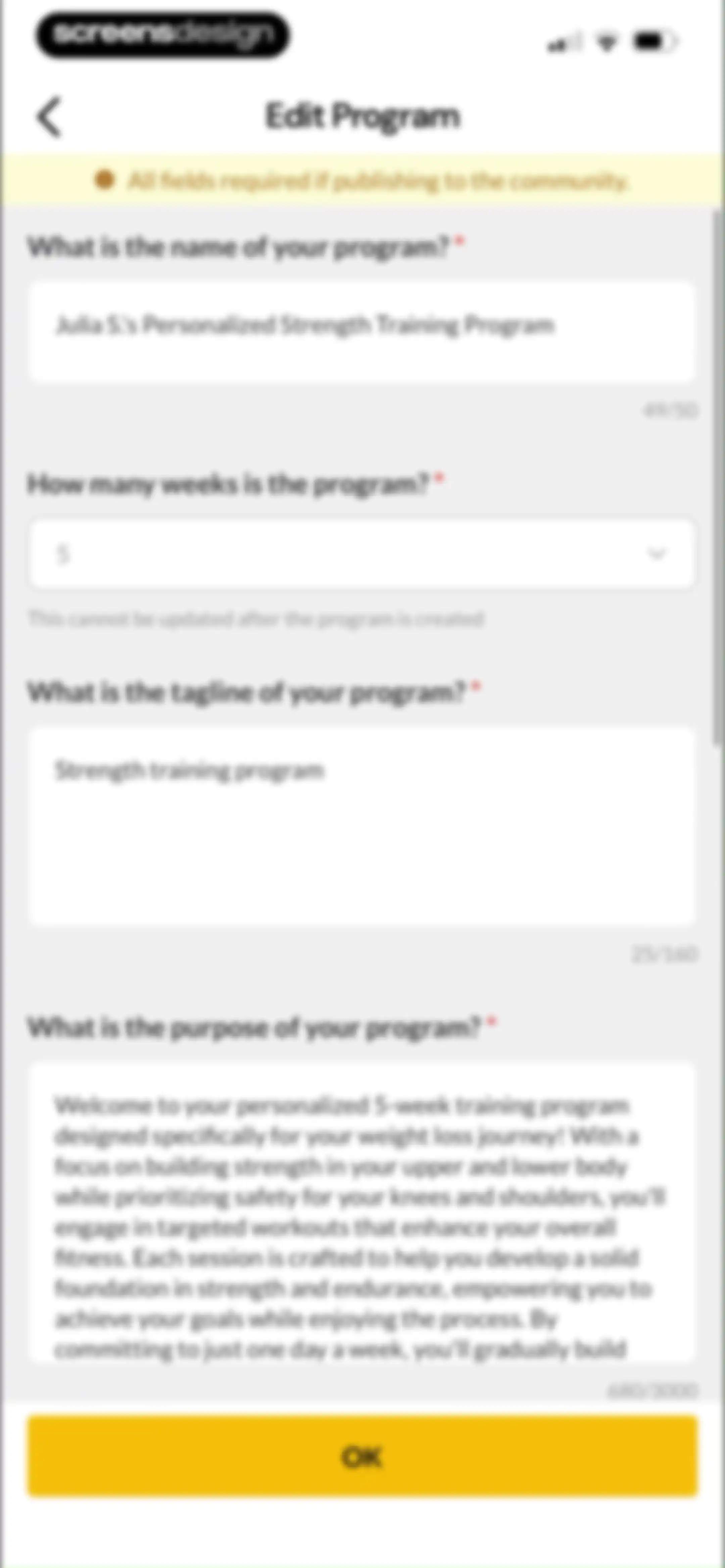 Boostcamp: Workout Programs screen 97