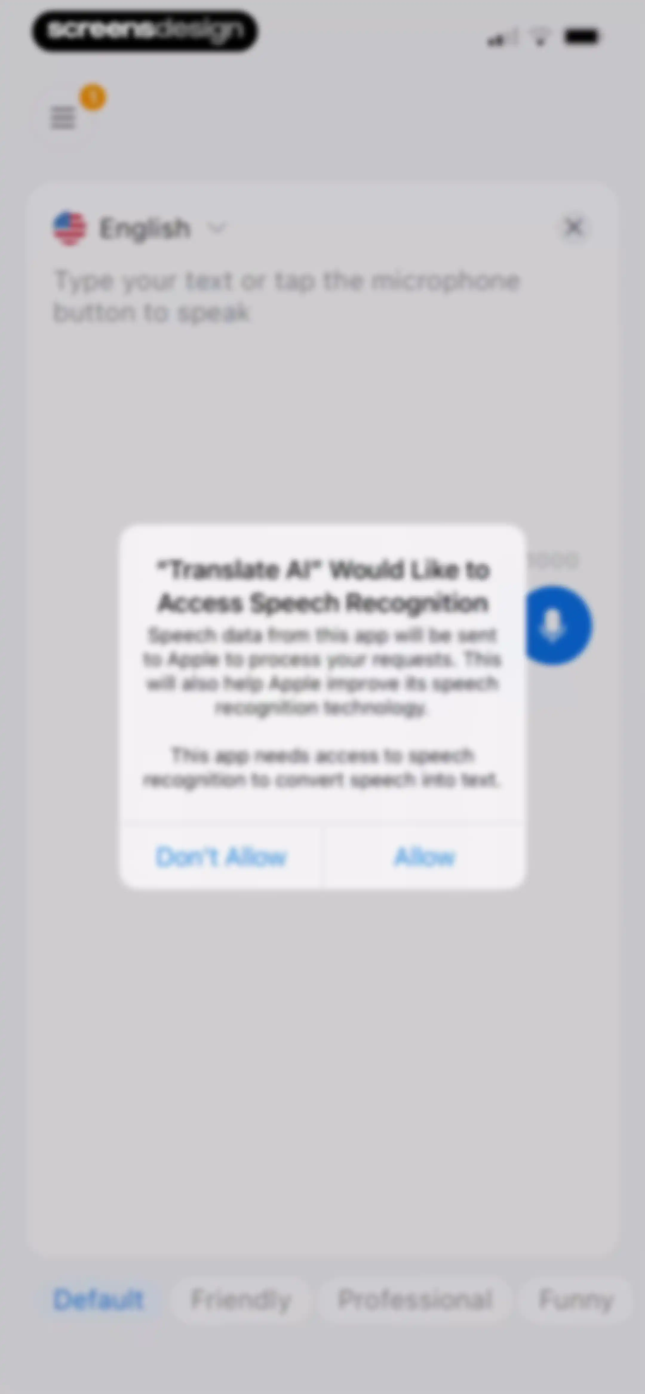 Translate AI - Live Translate screen 14