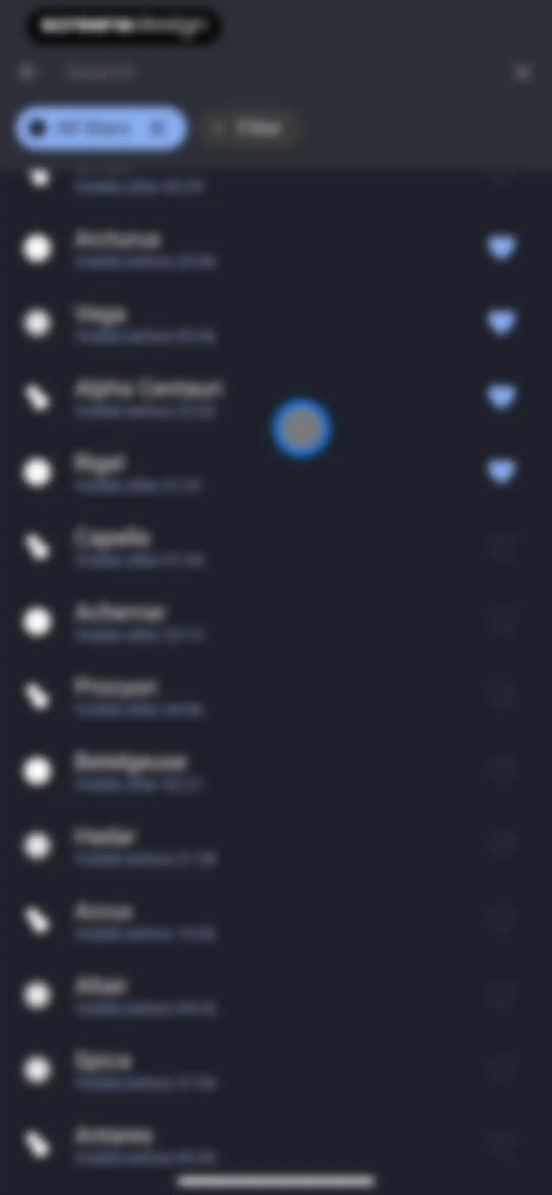 Stellarium Mobile - Star Map screen 30