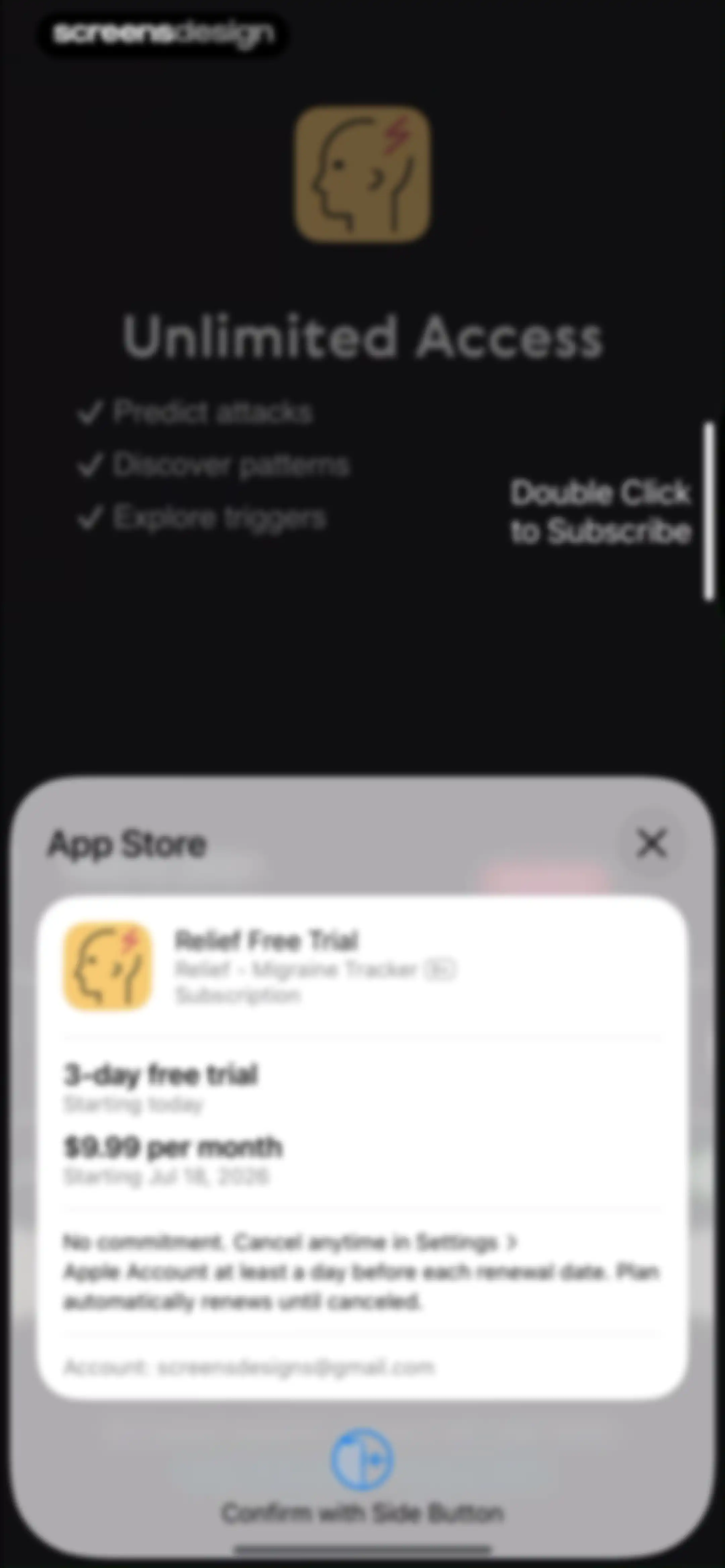 Relief - Migraine Tracker screen 33