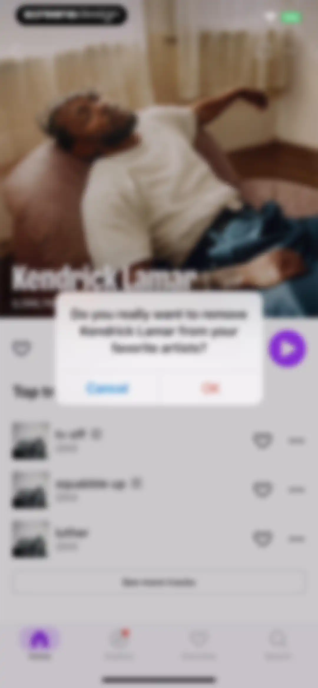 Deezer: Music Player, Podcast screen 21