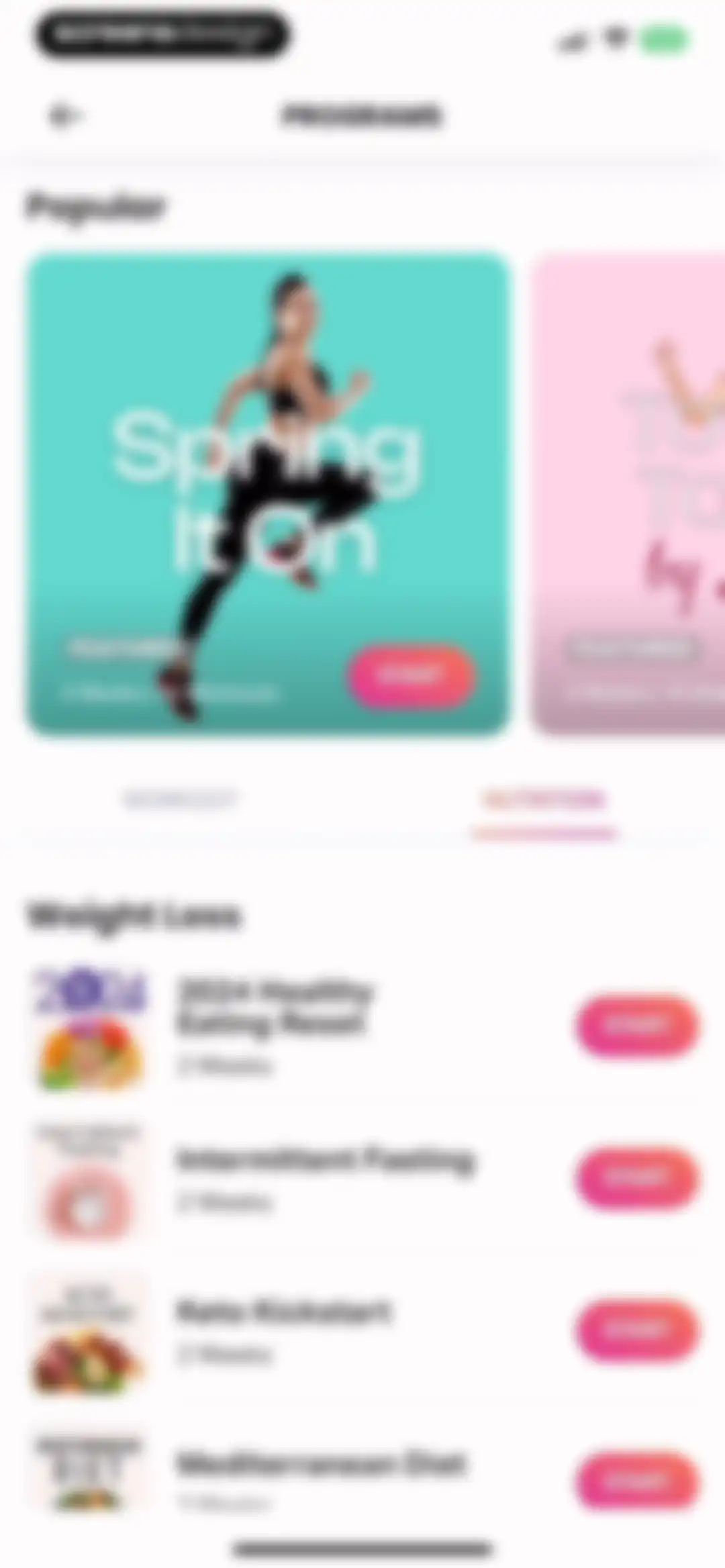 FitOn Workouts & Fitness Plans screen 94