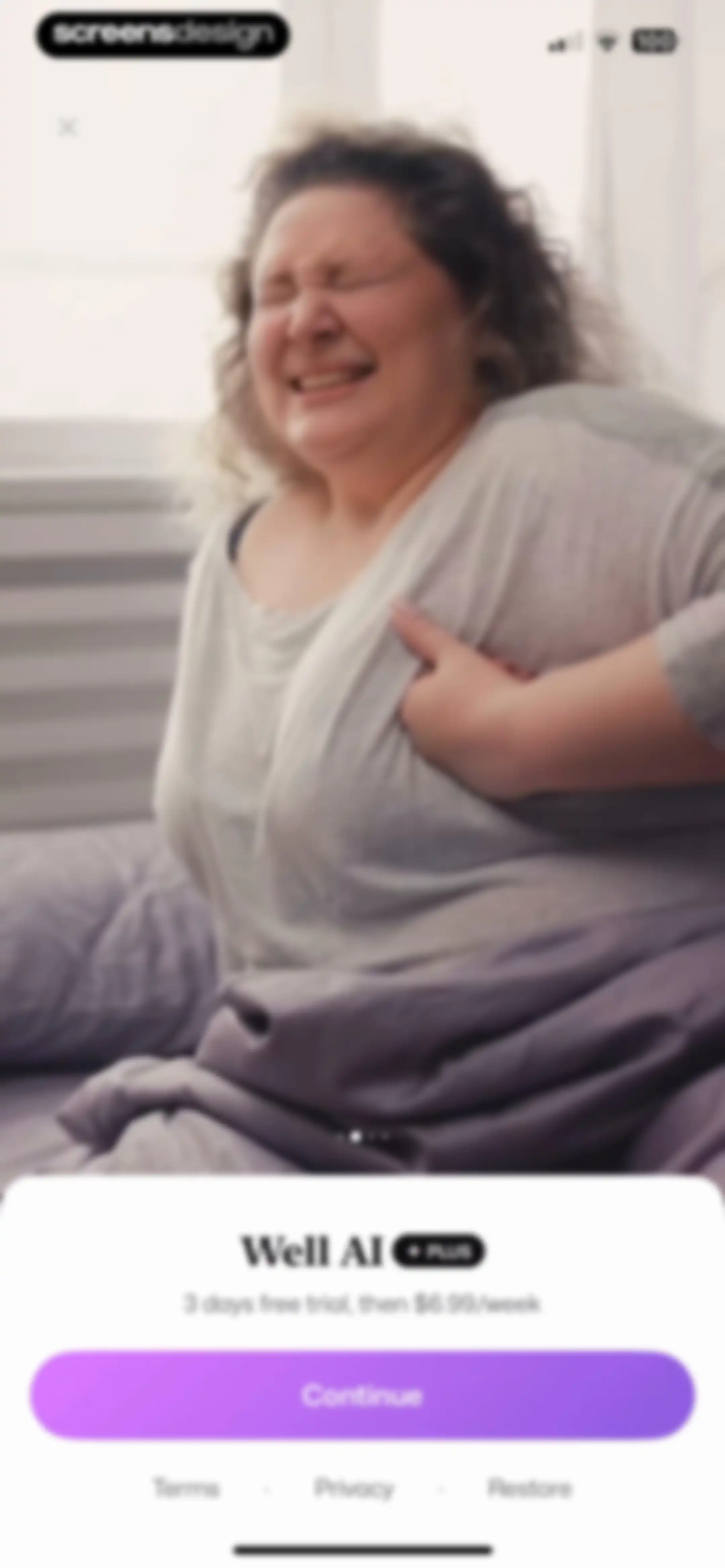 Well AI: Improve Well-being screen 6