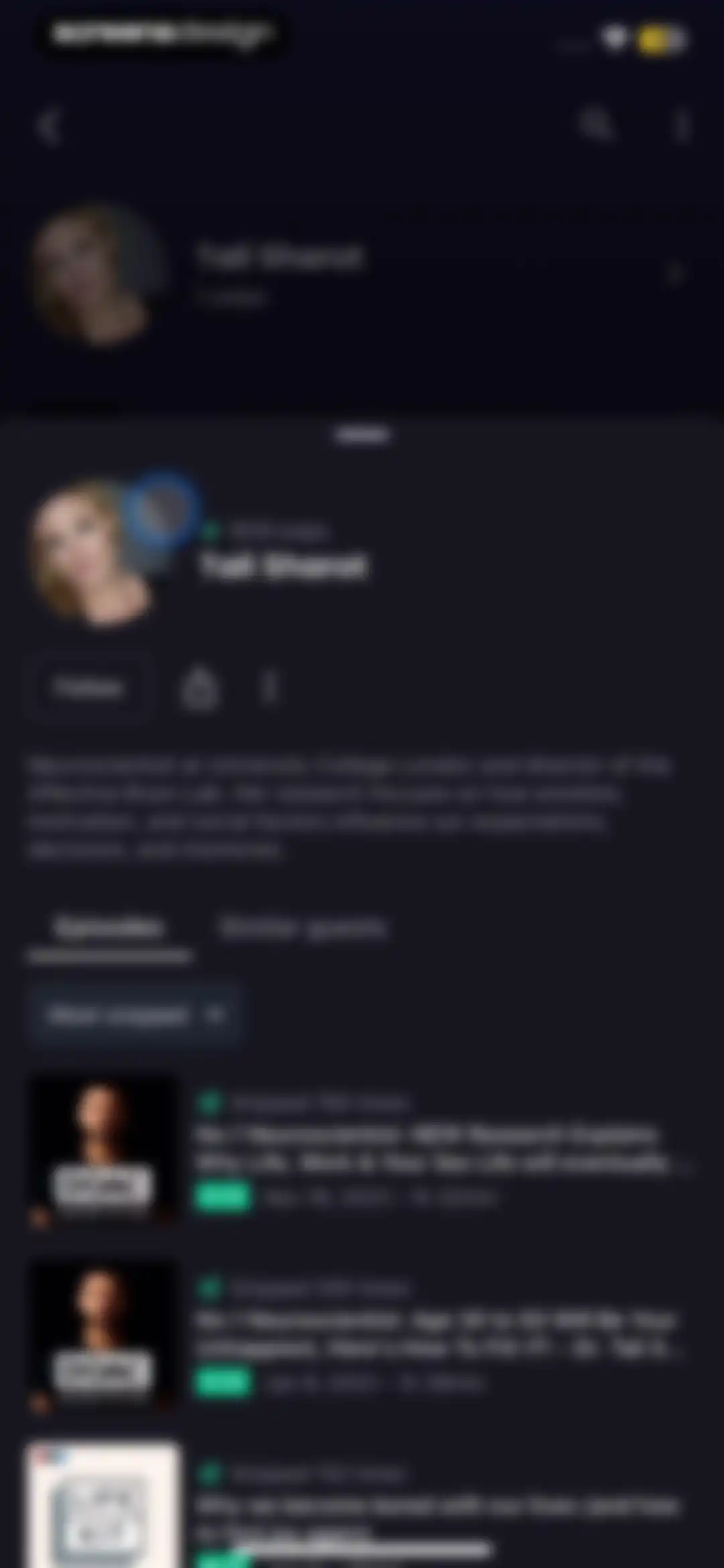 Snipd | AI Podcast Player screen 153