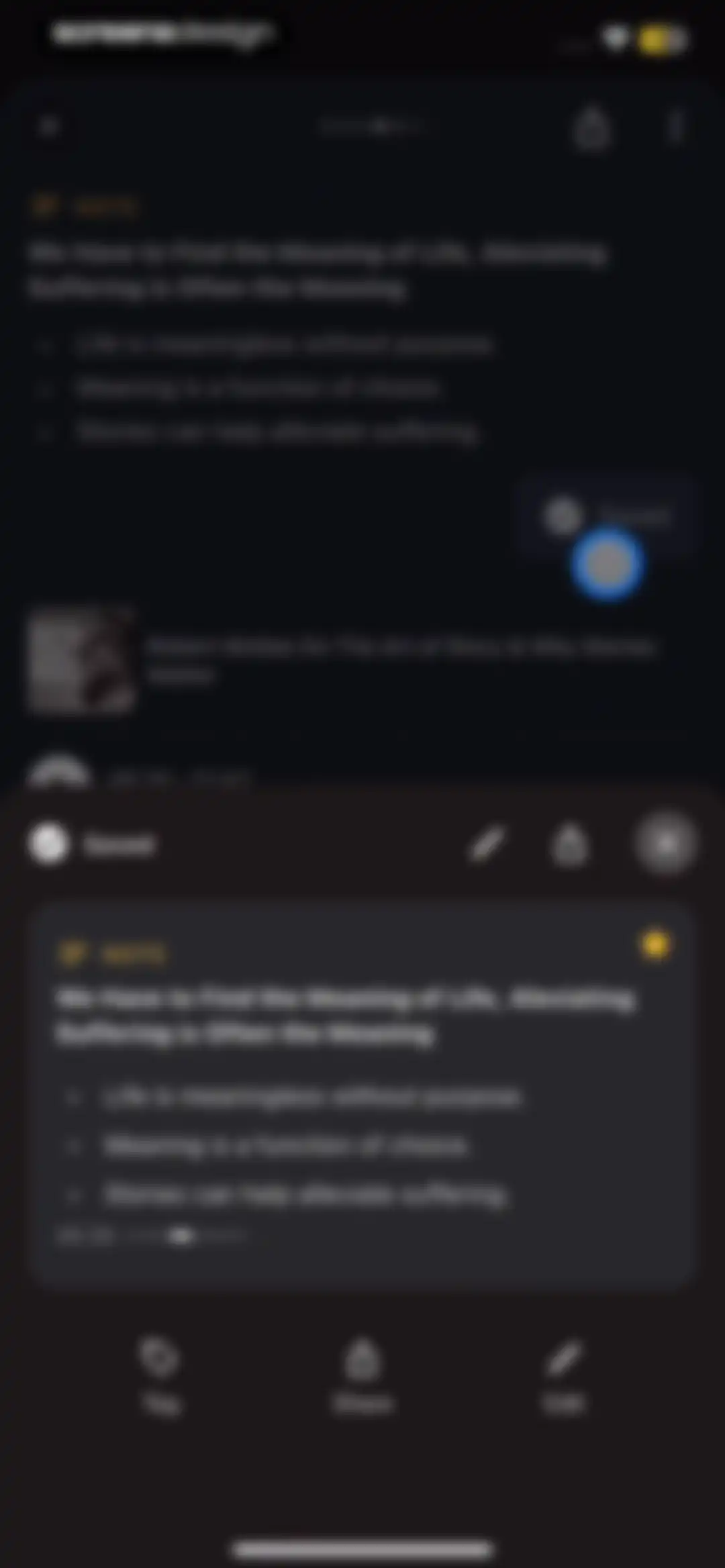 Snipd | AI Podcast Player screen 101