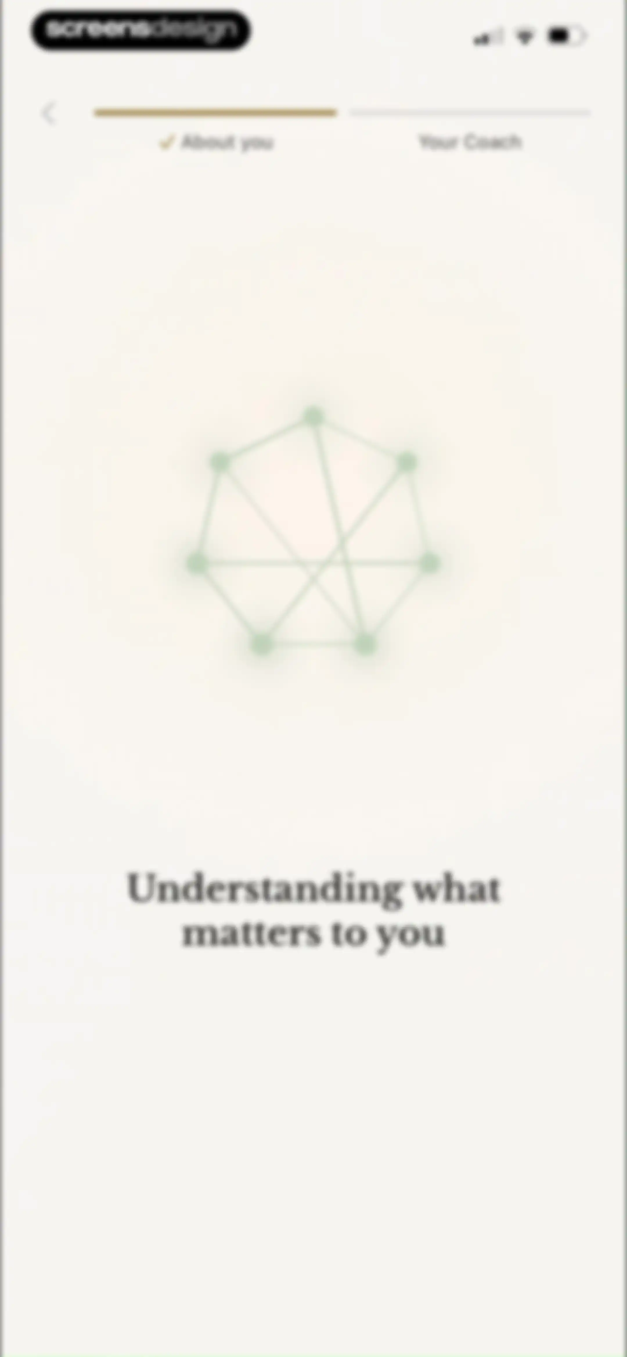 Sonia: AI for Mental Health screen 23