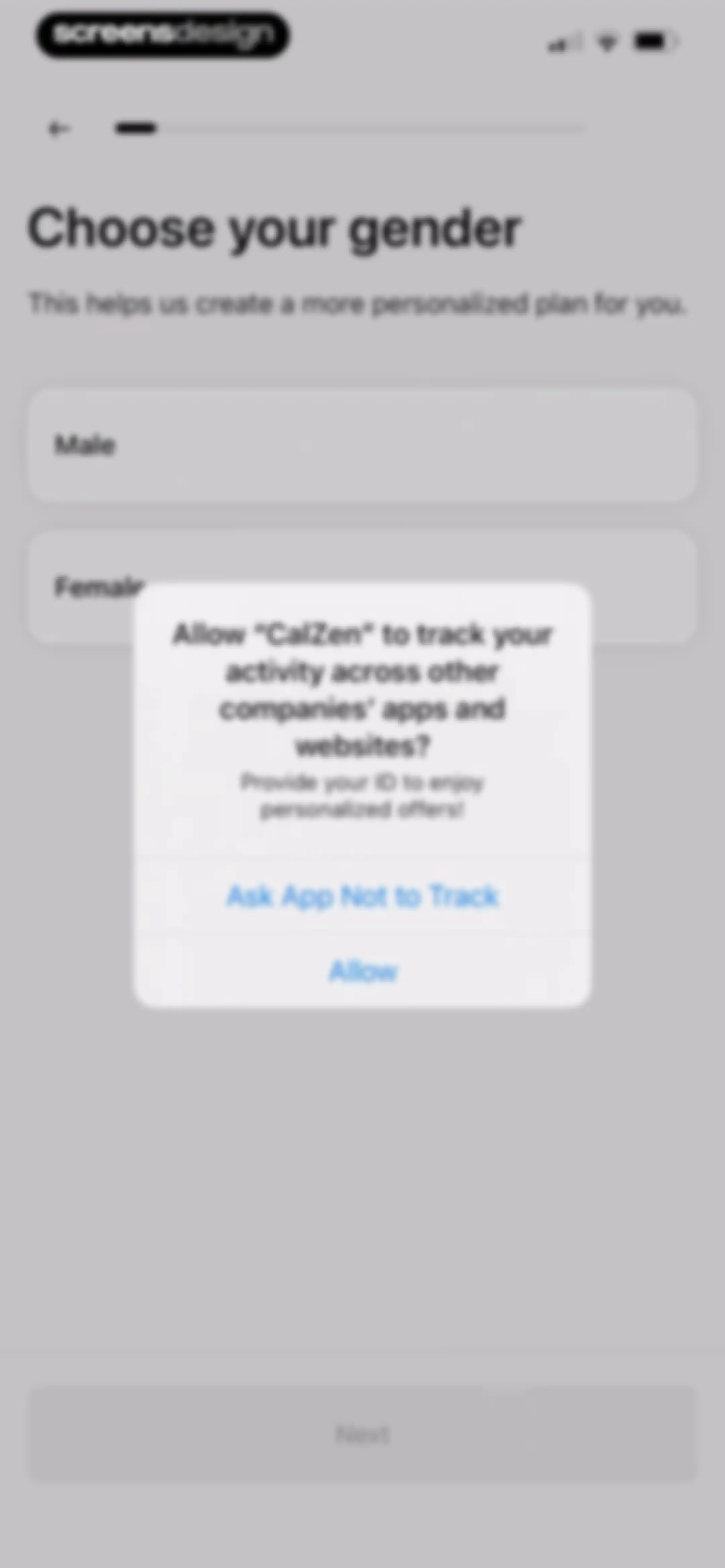 CalZen AI Food Calorie Counter screen 3