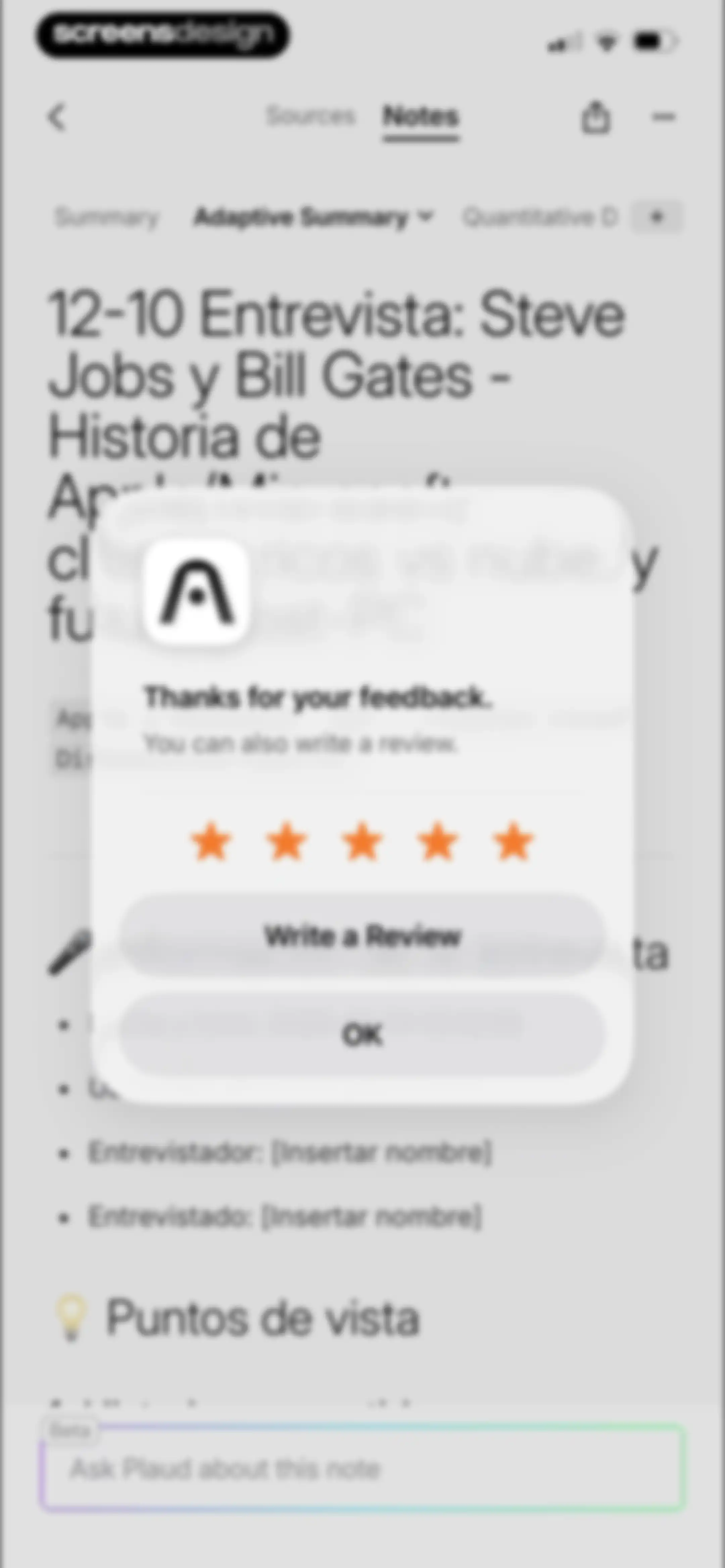 Plaud: AI Note Taker screen 46