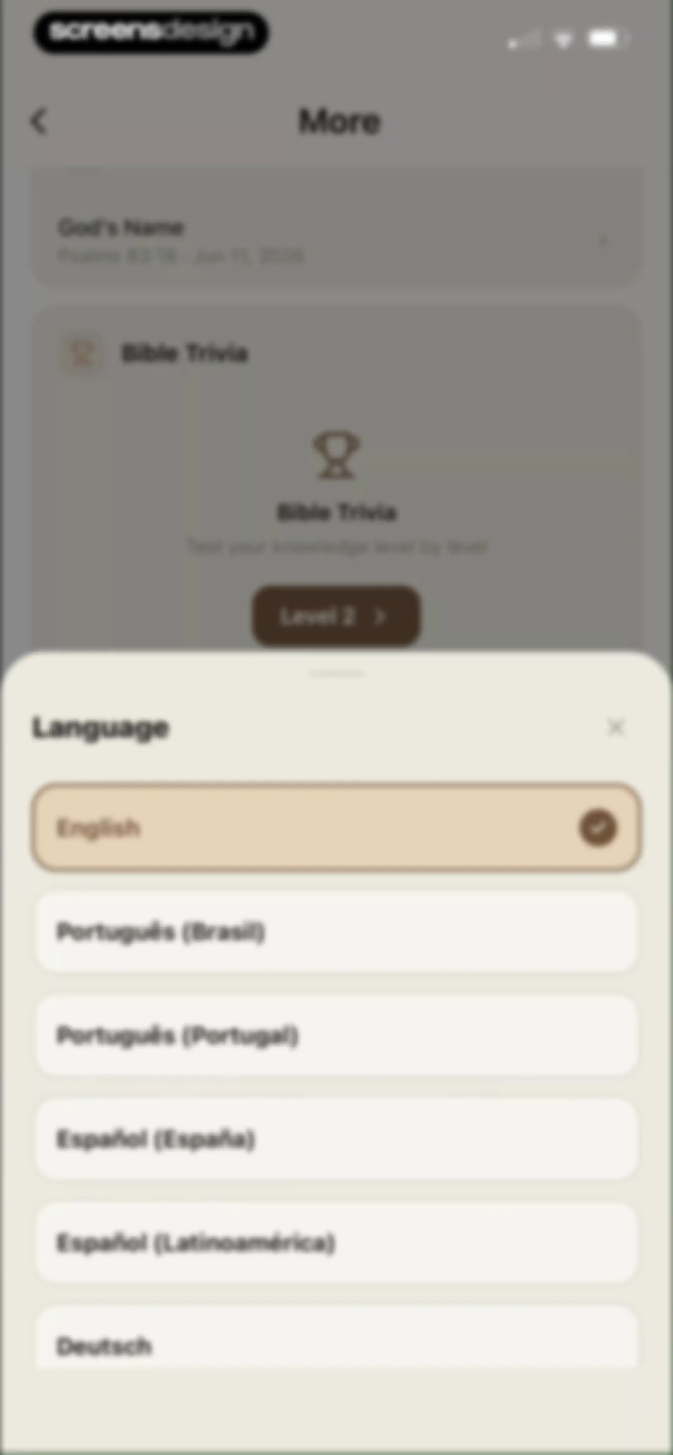 Holy Bible Widget: Daily Verse screen 131