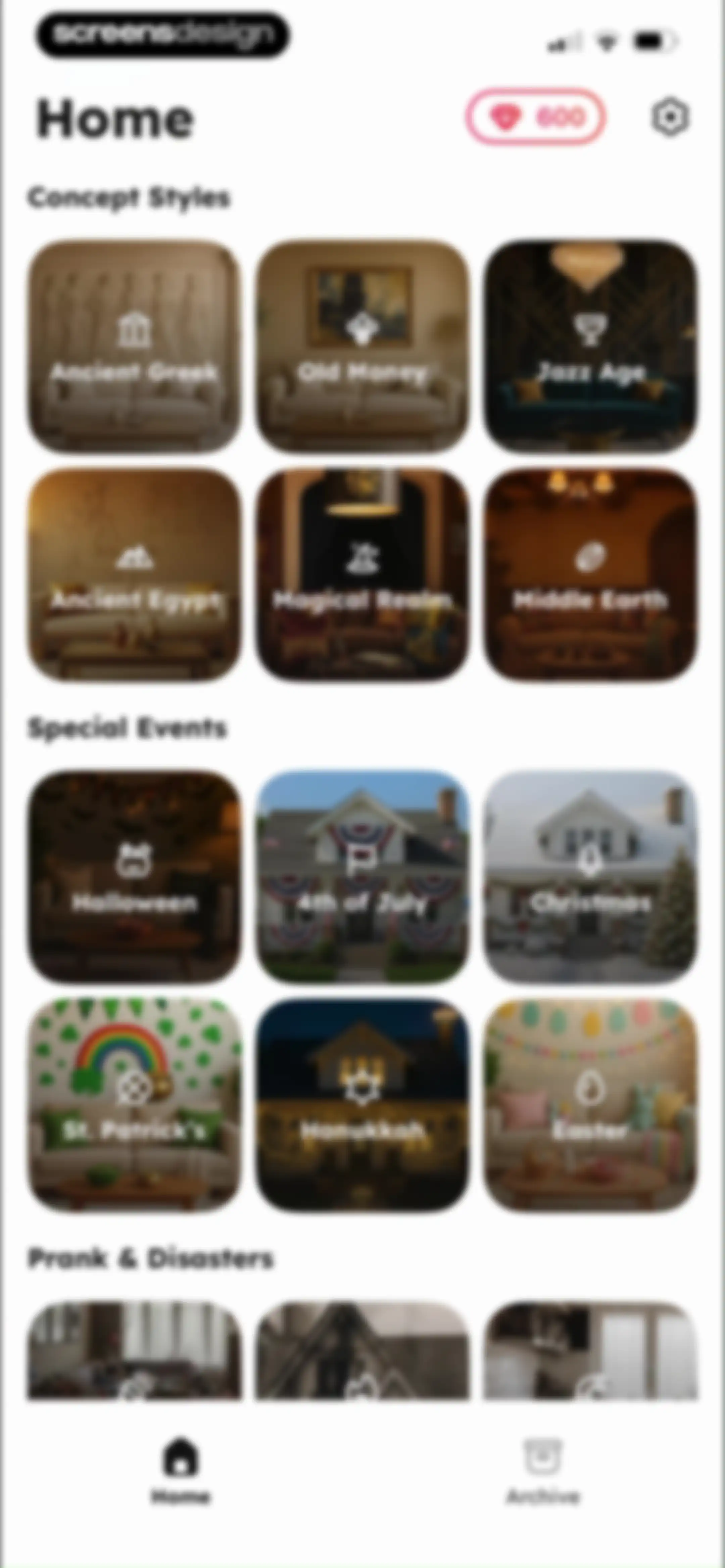 House AI: AI Room Design, Home screen 28