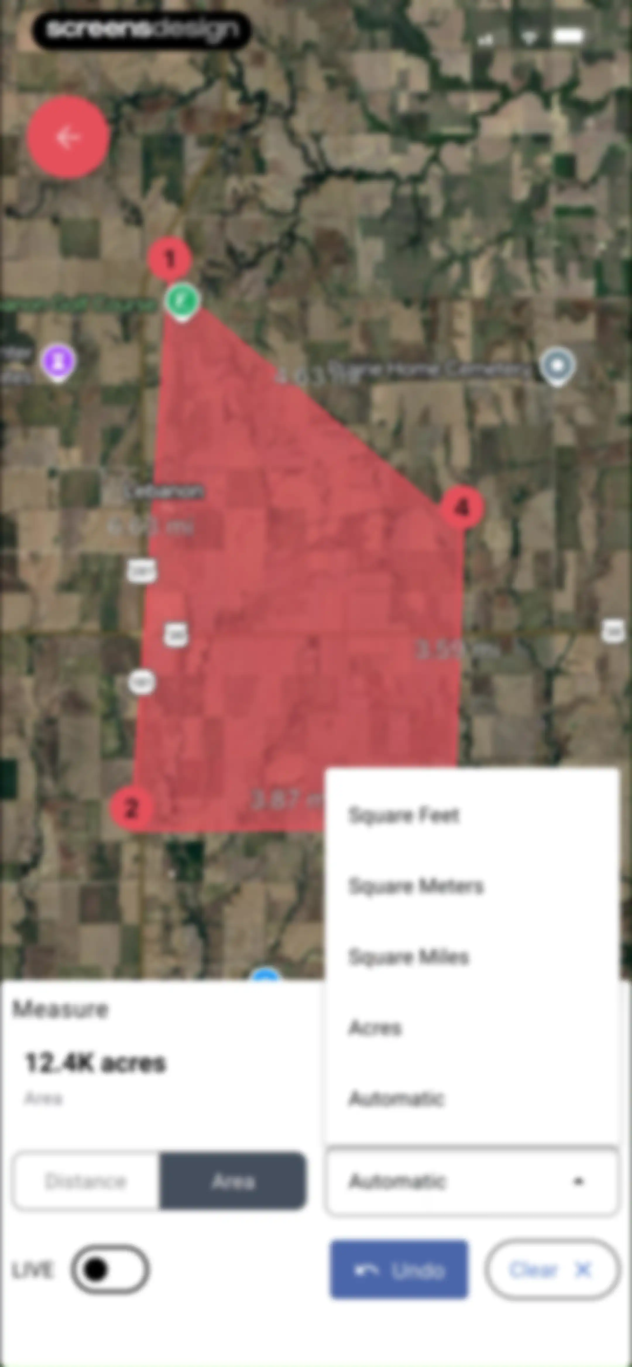 LandGlide: Land & Field Maps screen 29