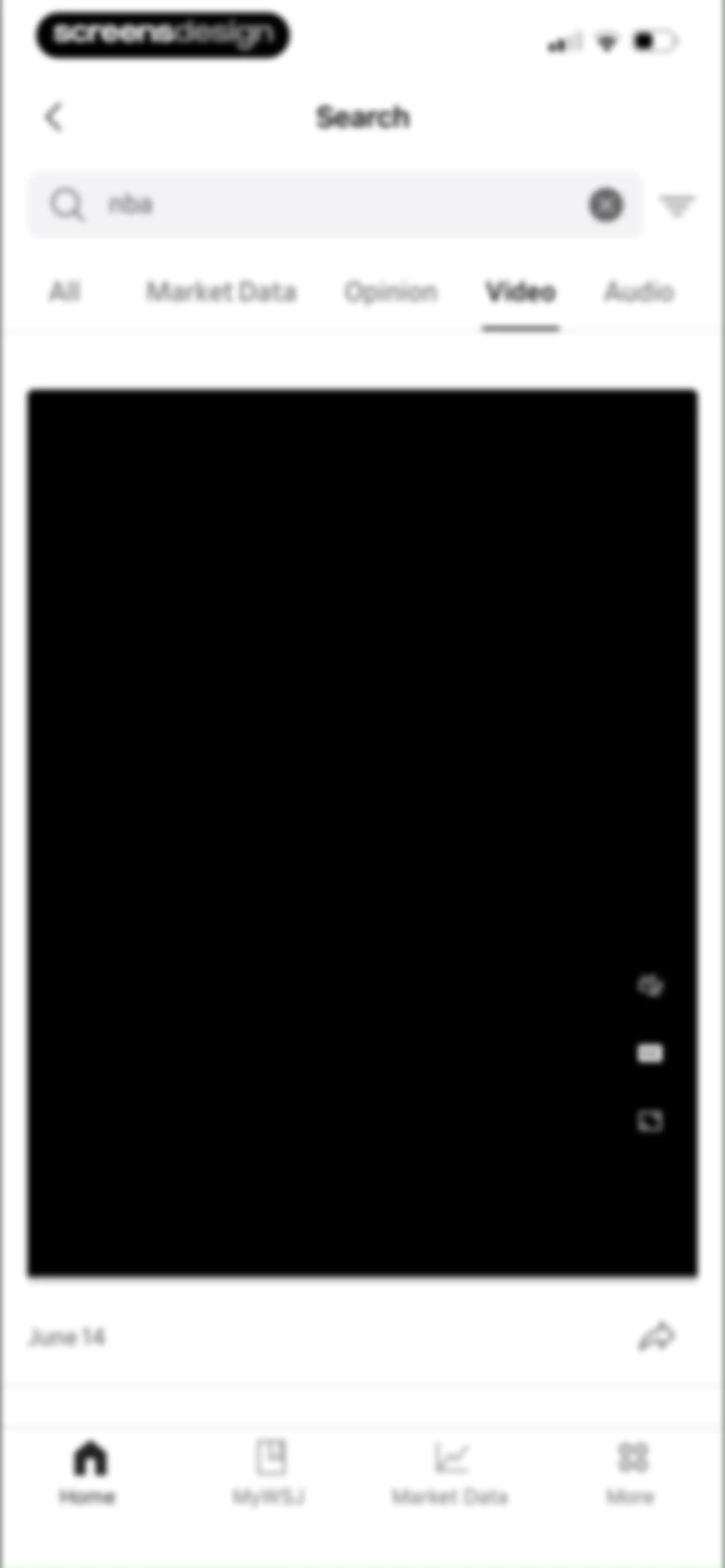The Wall Street Journal. News screen 31