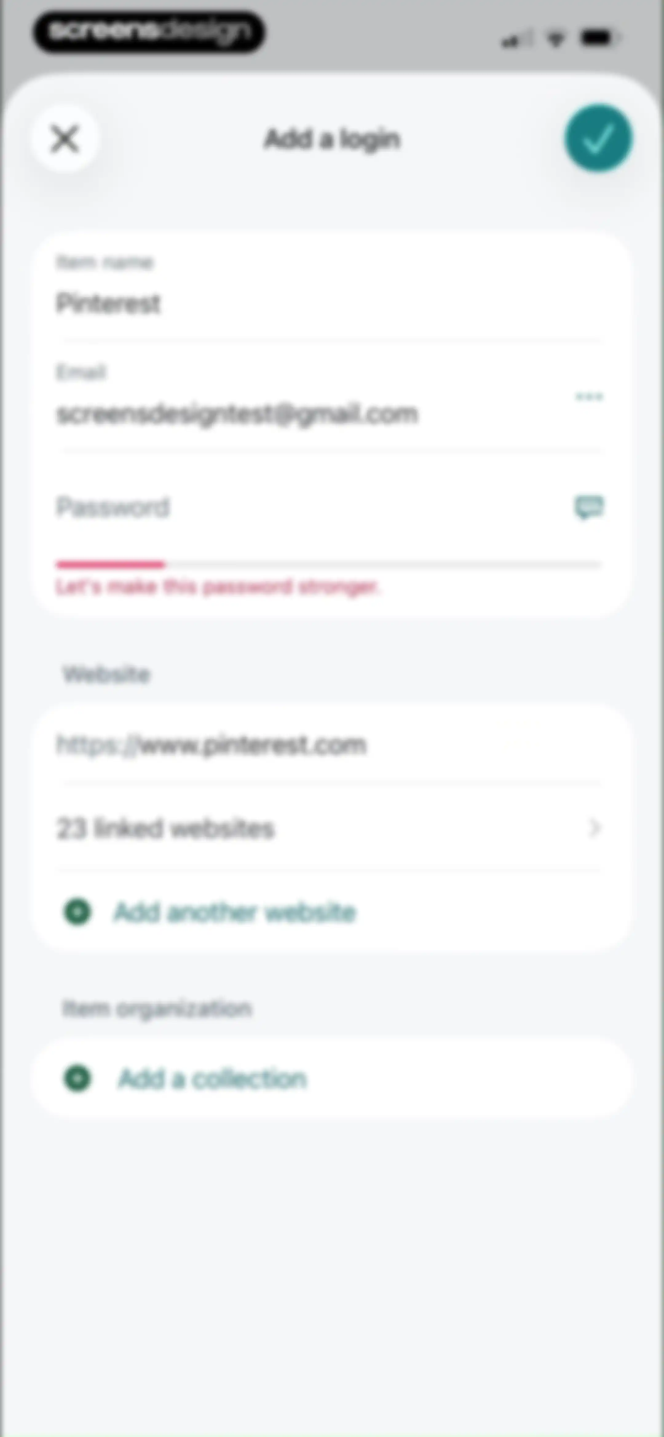 Dashlane Password Manager screen 76