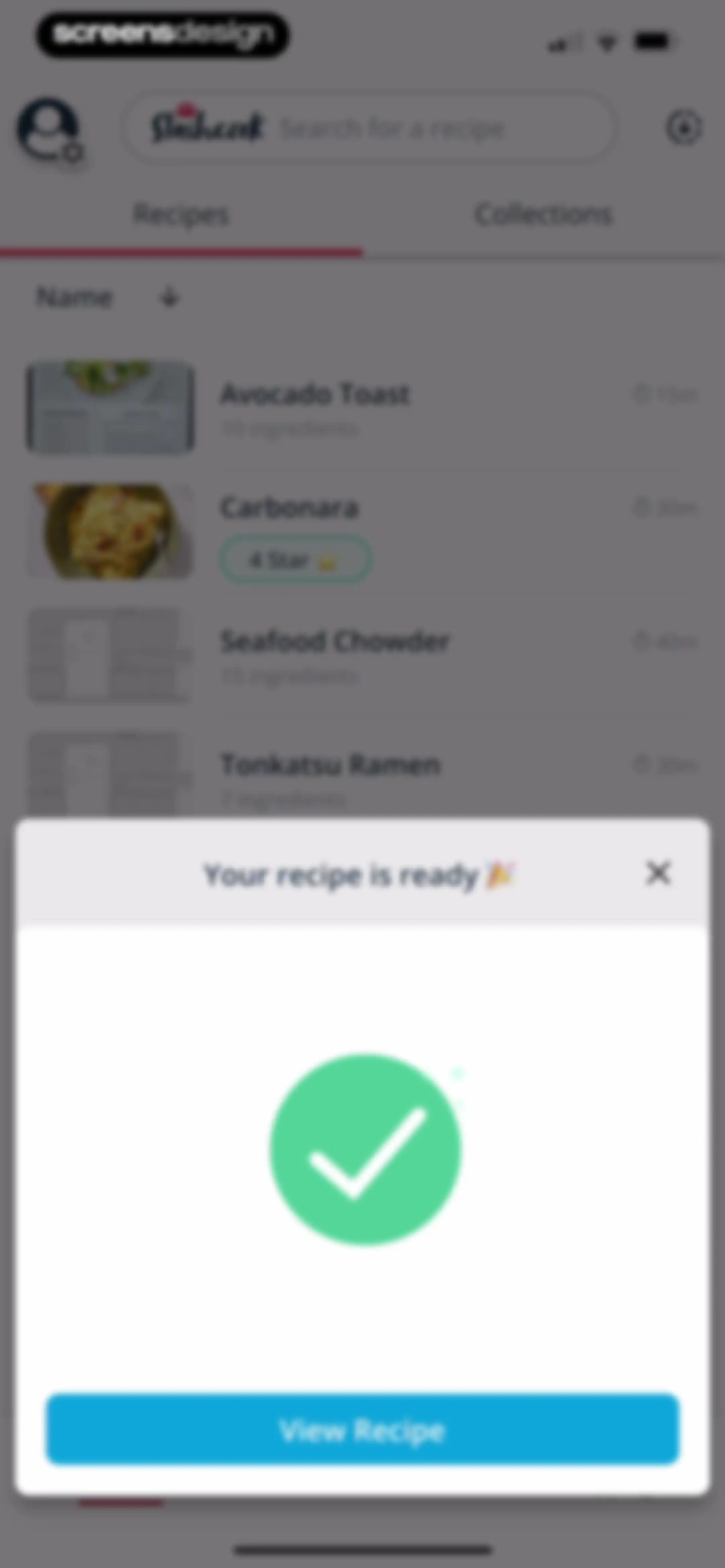 Stashcook: Recipe Keeper screen 106