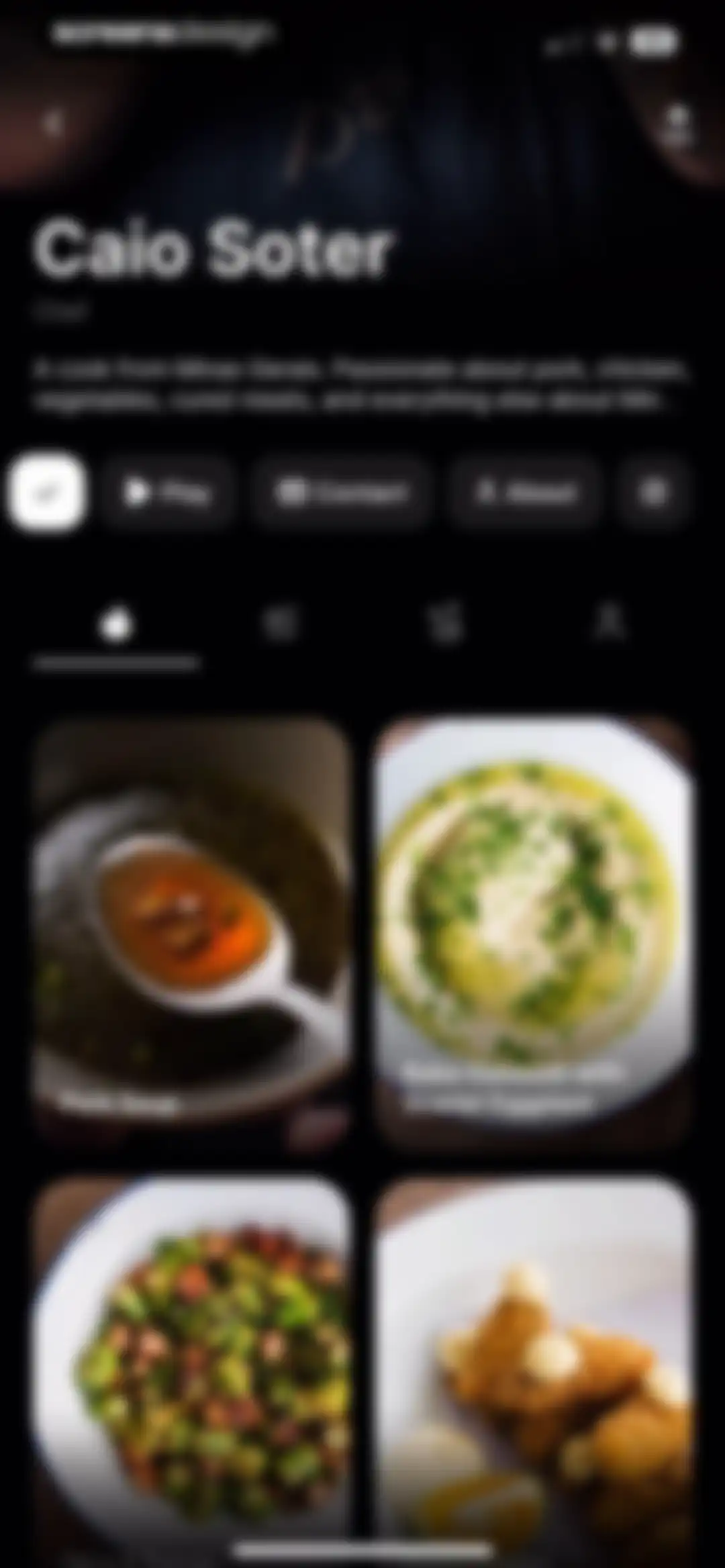 CREME: Create Memorable Meals screen 52