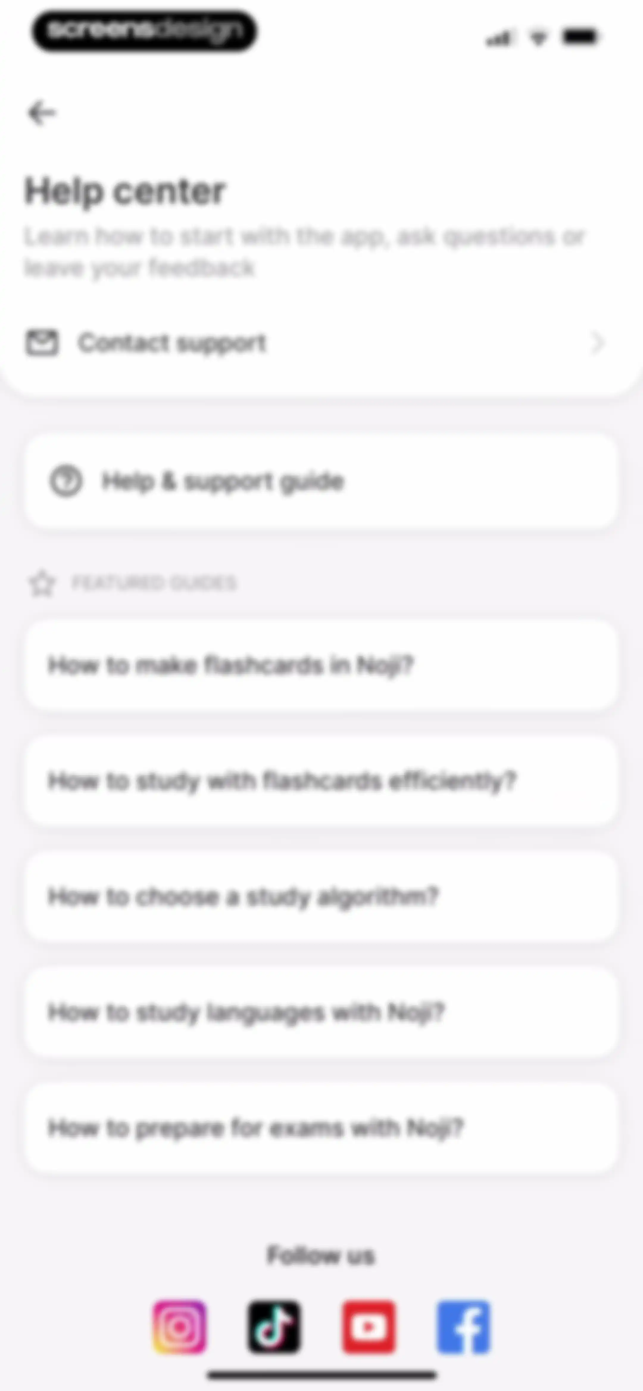 Noji - Flashcards study app screen 139