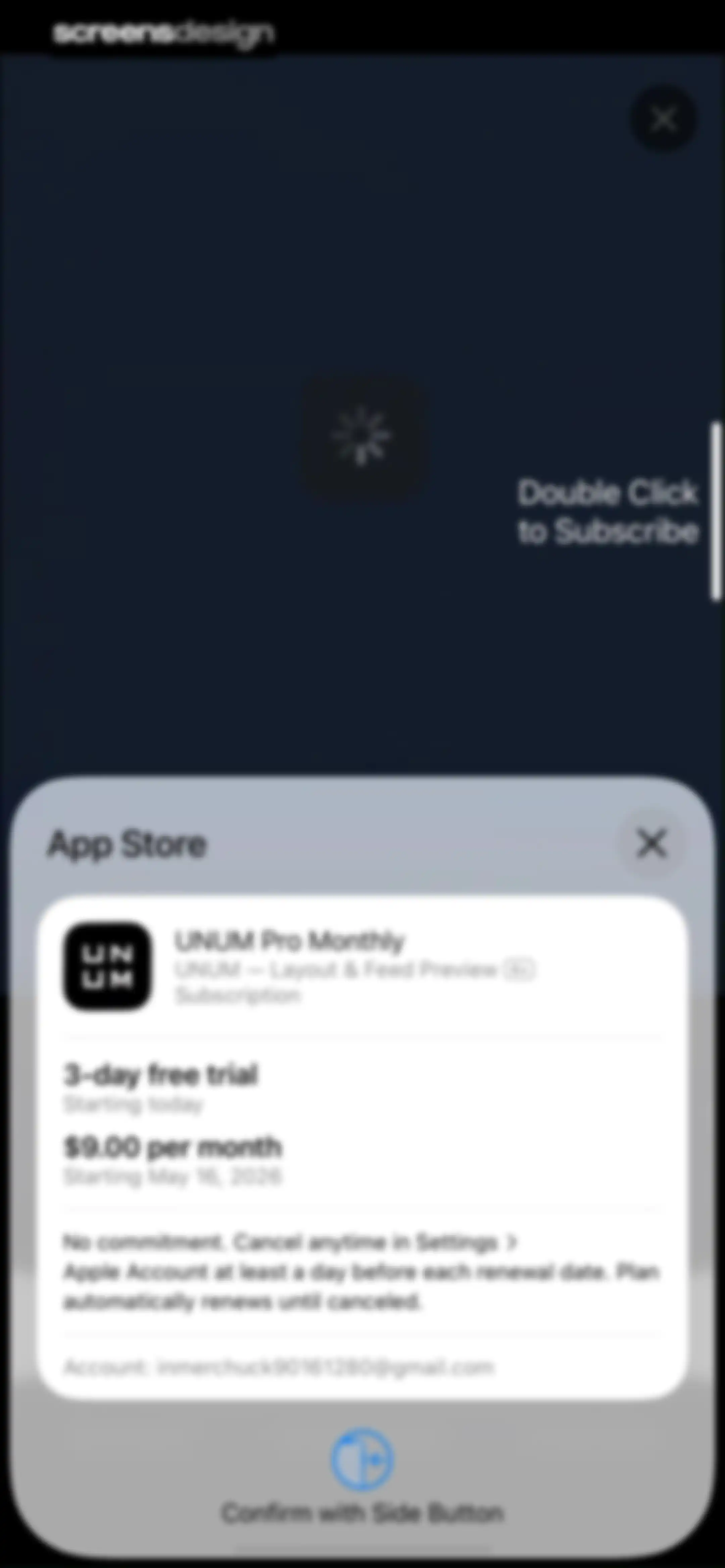 UNUM — Layout & Feed Preview screen 15