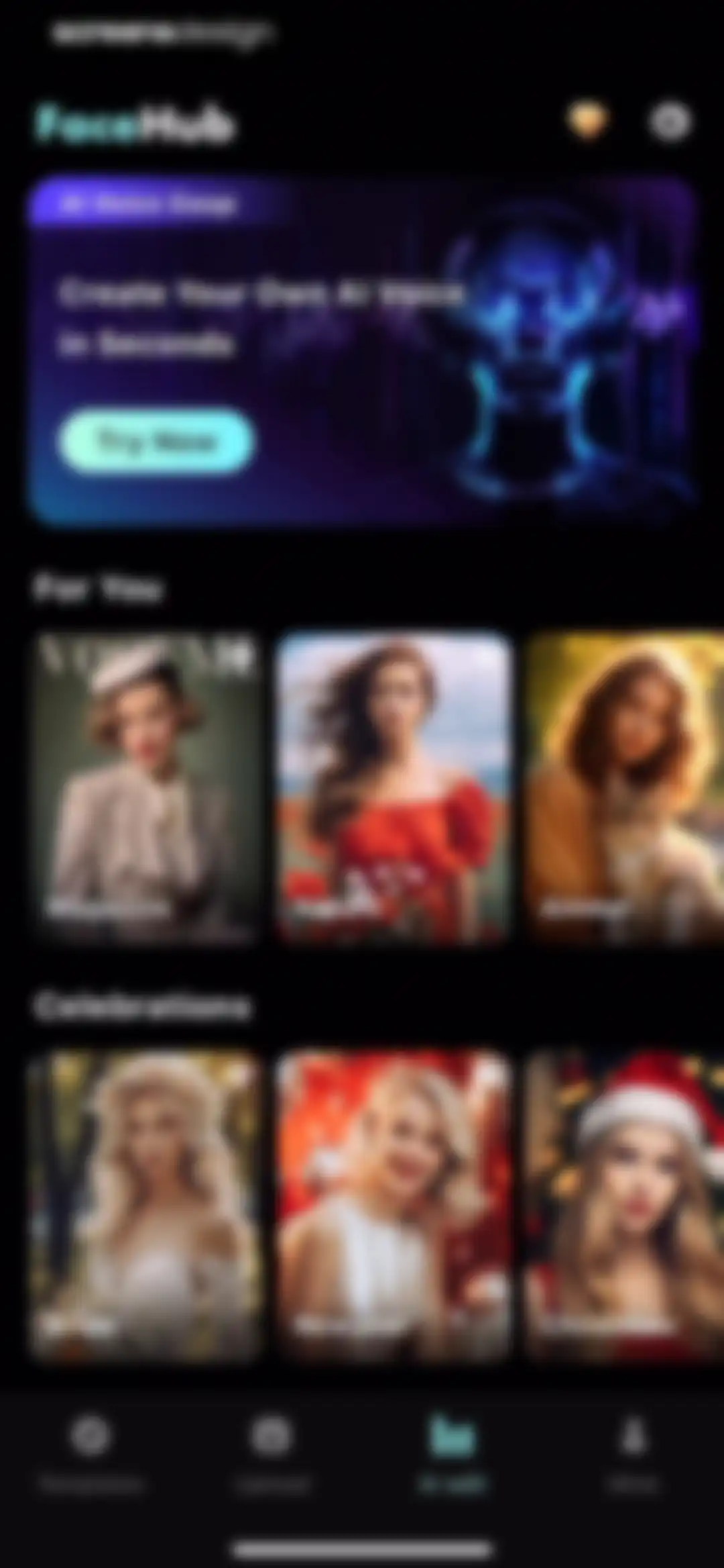 AI Video Generator: FaceHub screen 31