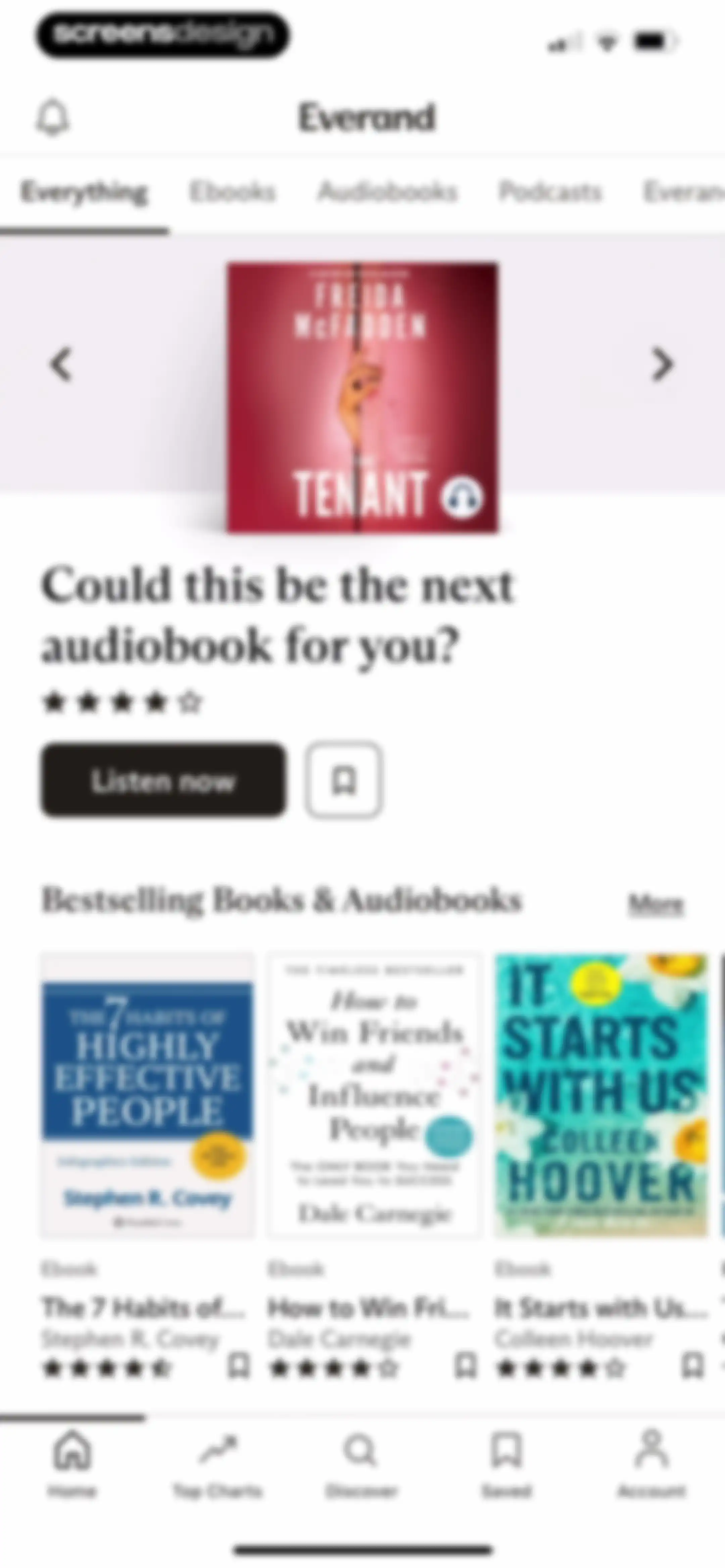 Everand: Audiobooks & Ebooks screen 16