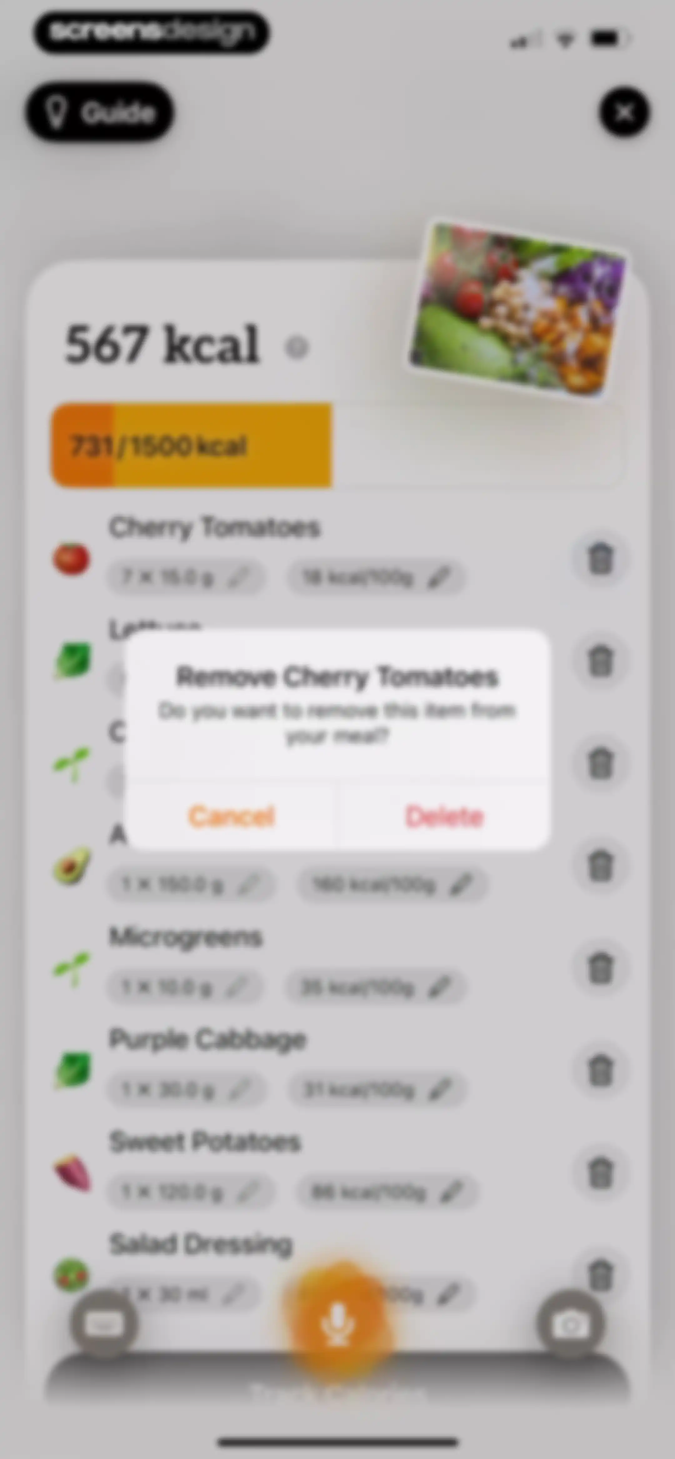 CalBot: AI Calorie Tracker screen 47