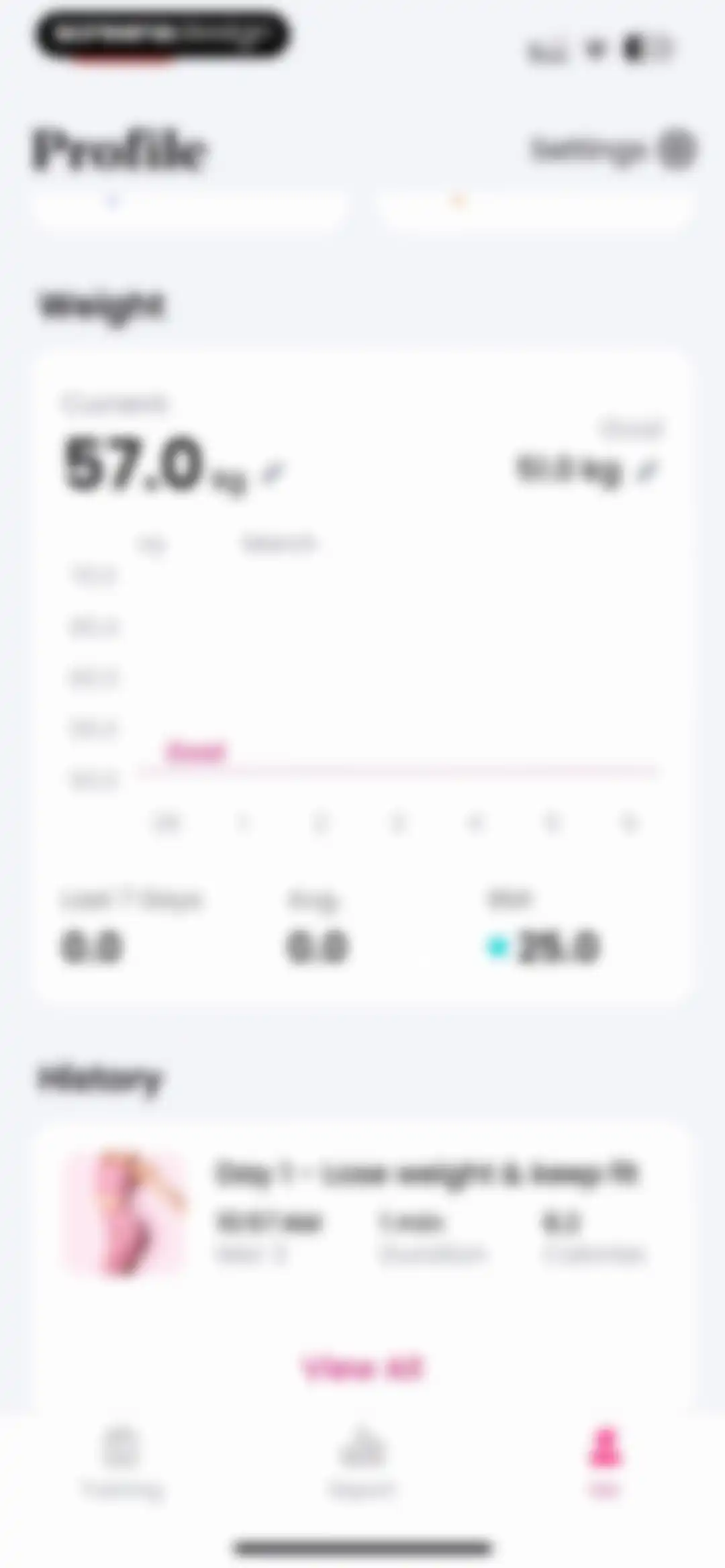 Lose Weight for Women at Home screen 160