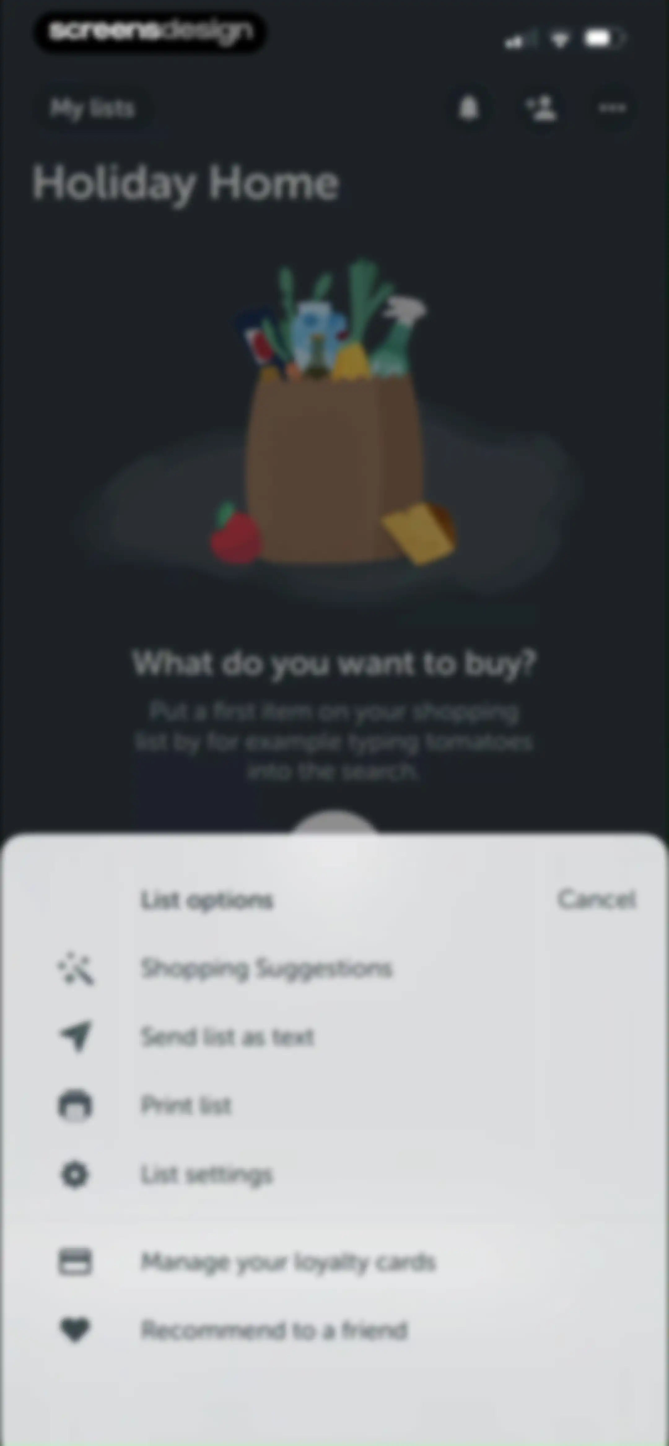 Bring! Grocery Shopping List screen 58
