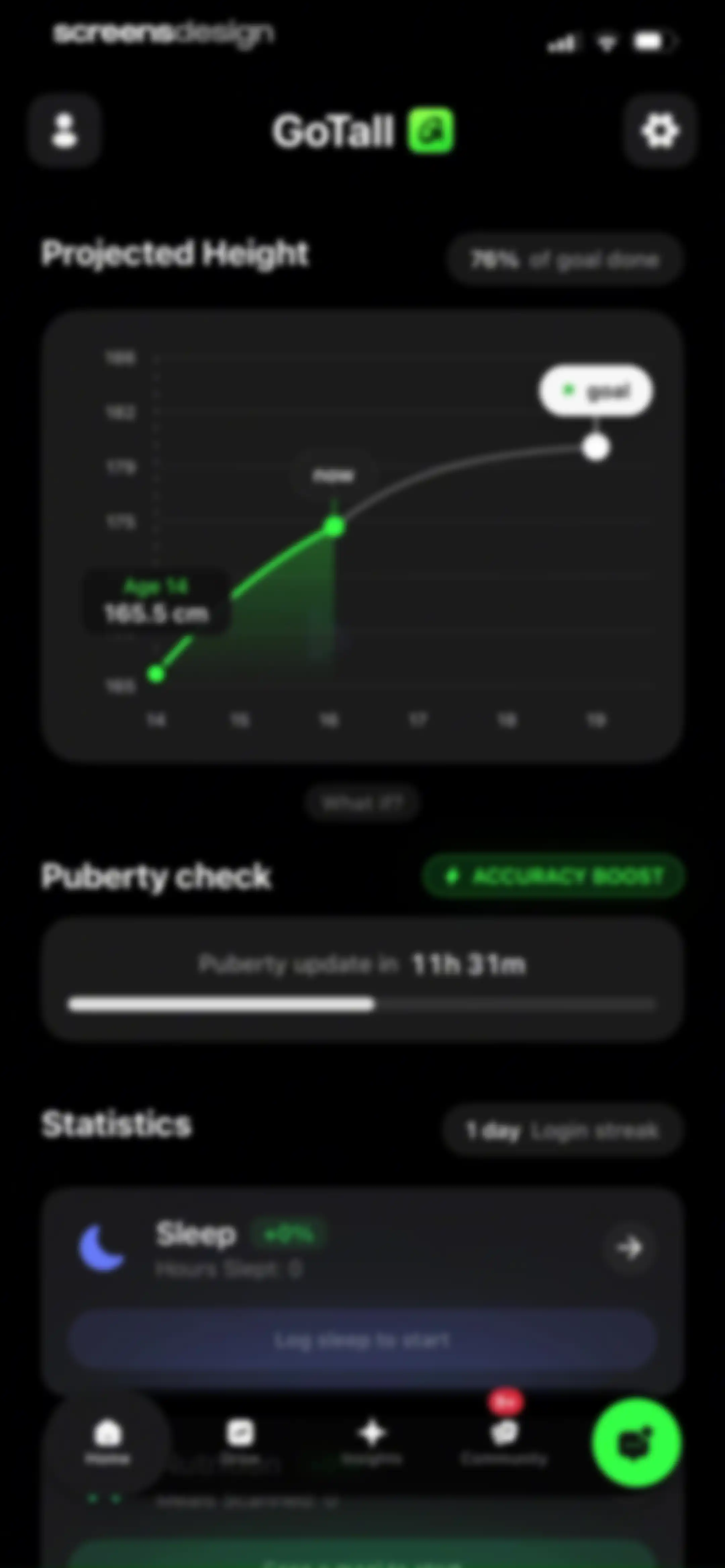GoTall - Height Predictor screen 88