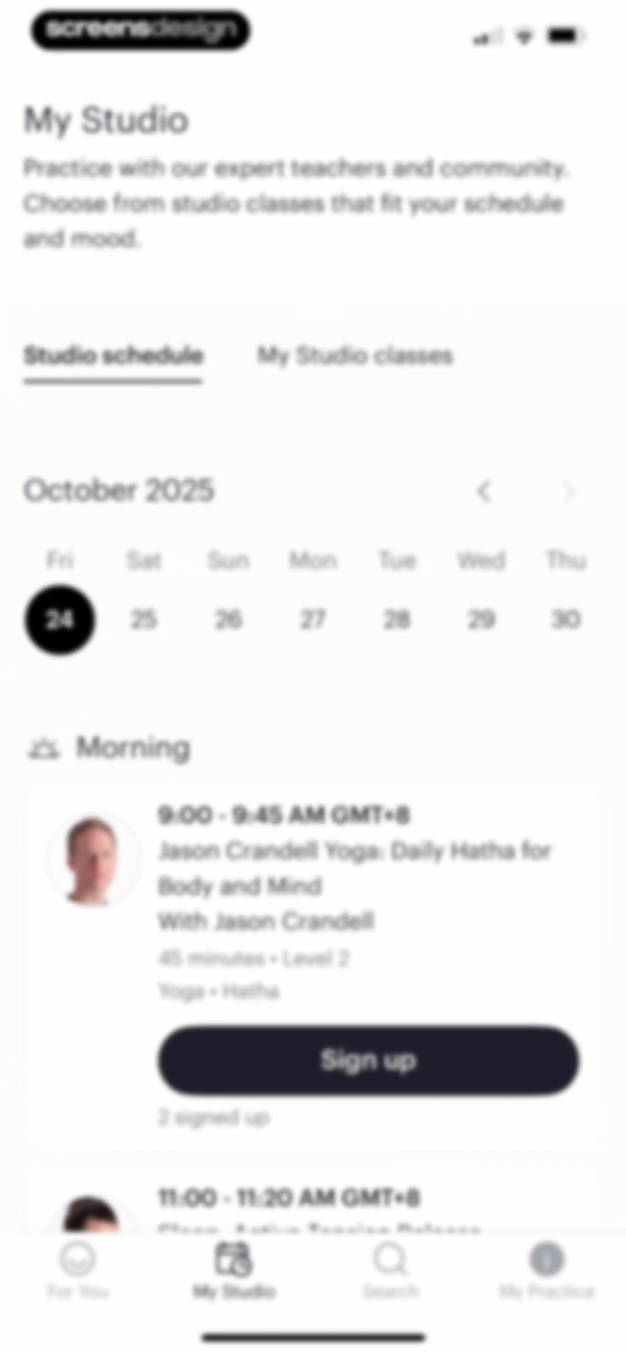 Glo | Yoga and Meditation App screen 61