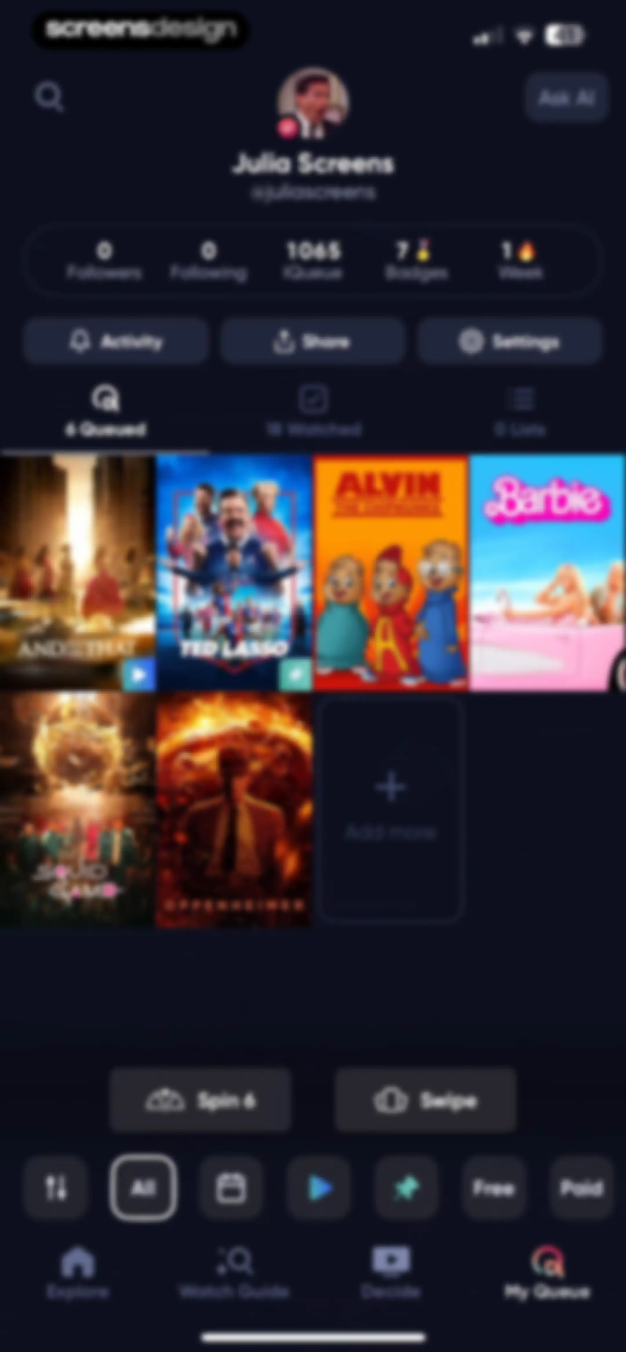 Queue - Find Movies & Shows screen 31