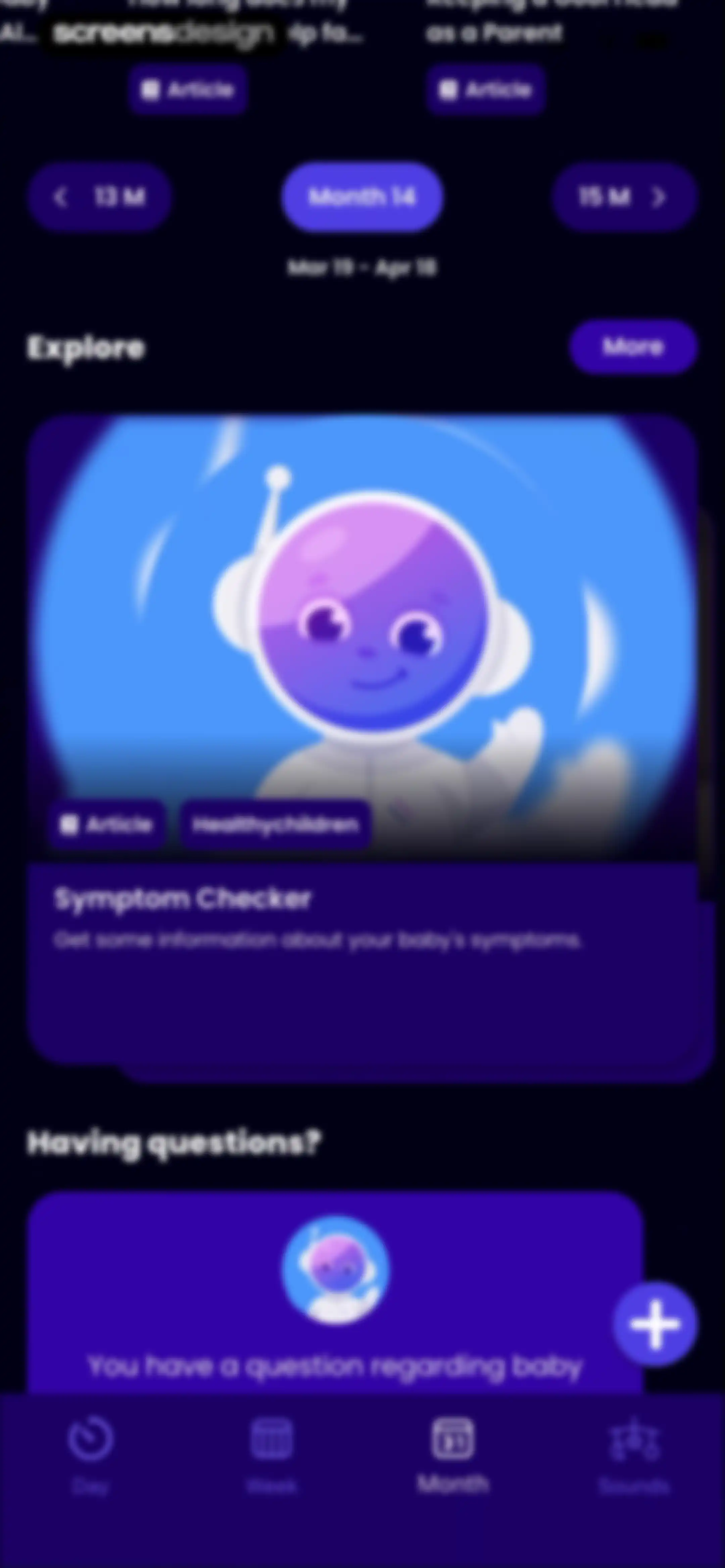 Happy Baby - Sleep & Tracker screen 122