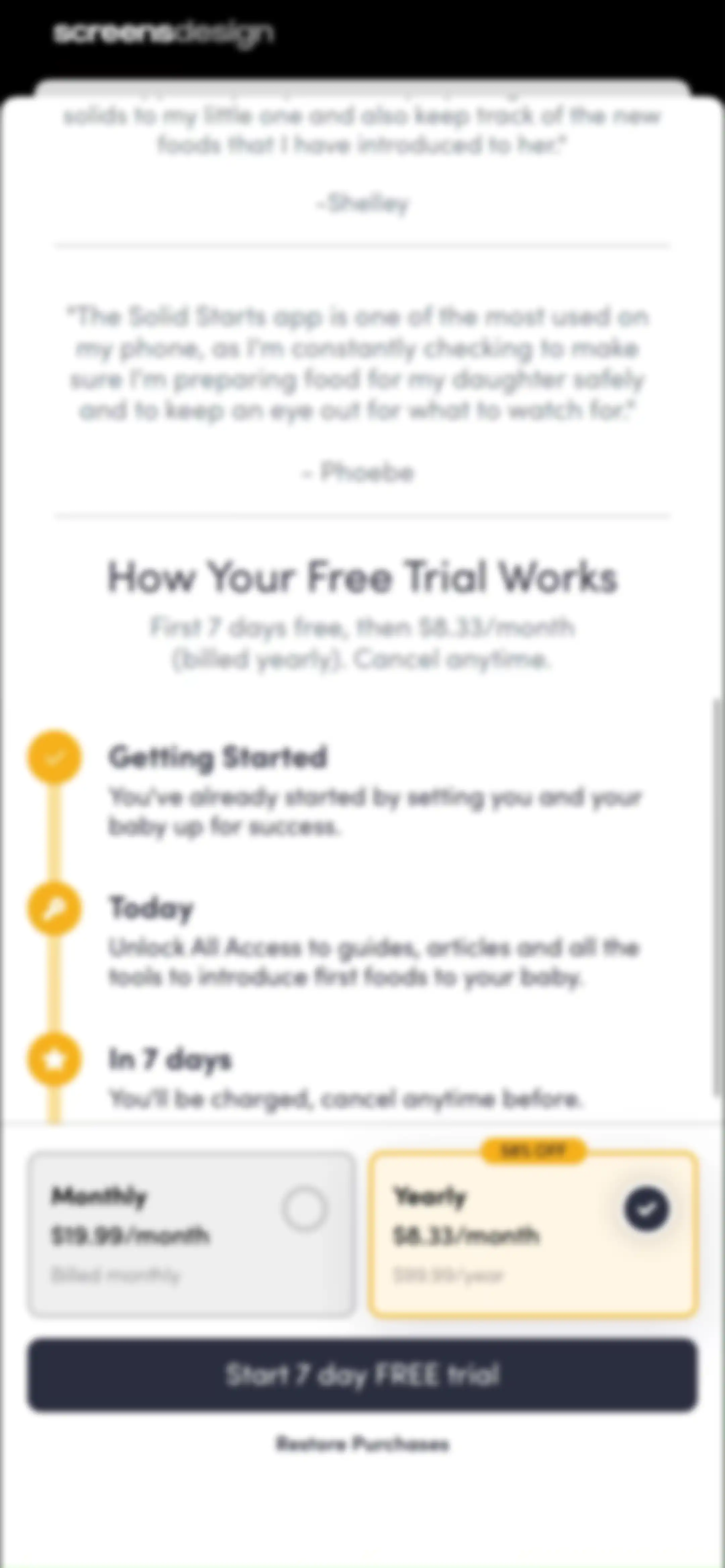 Solid Starts: Baby First Foods screen 52