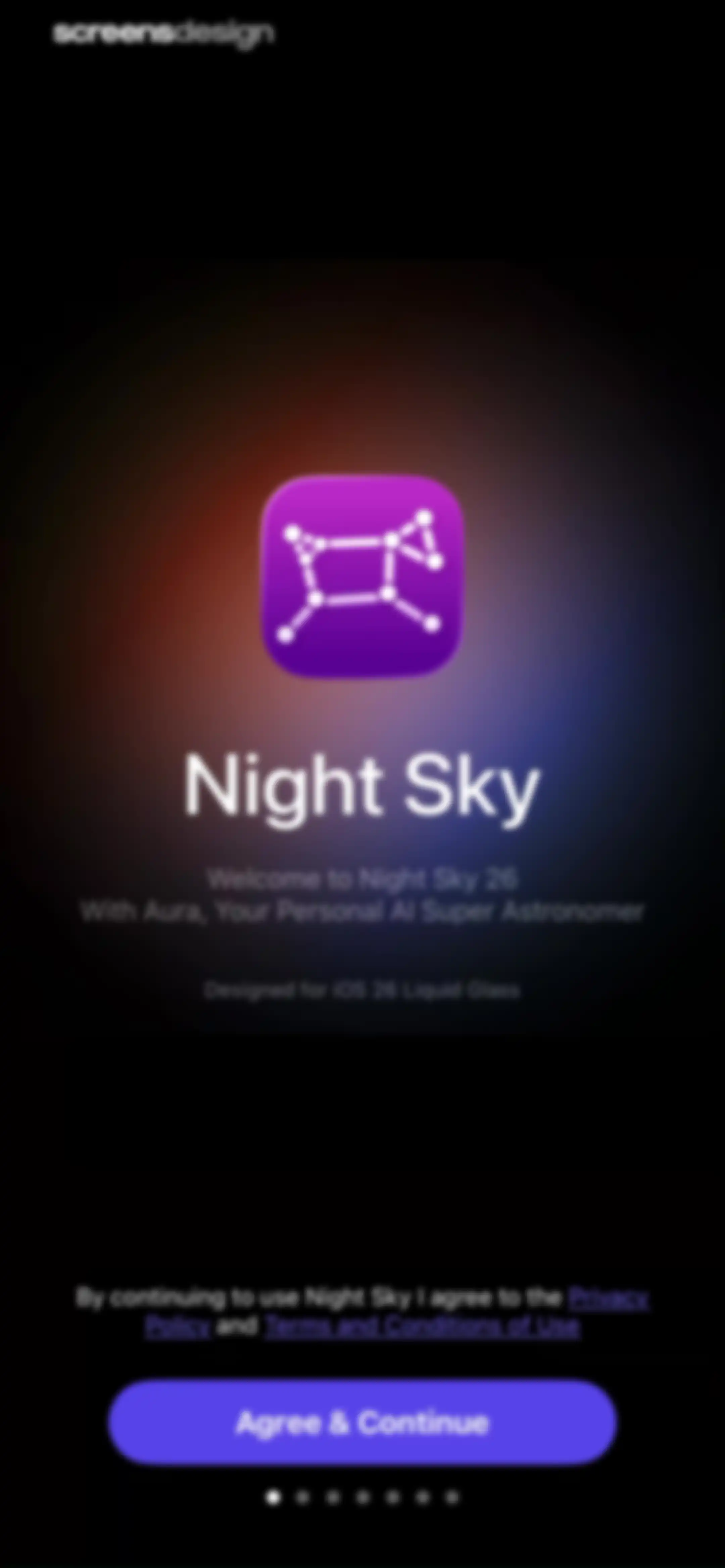 Night Sky screen 1