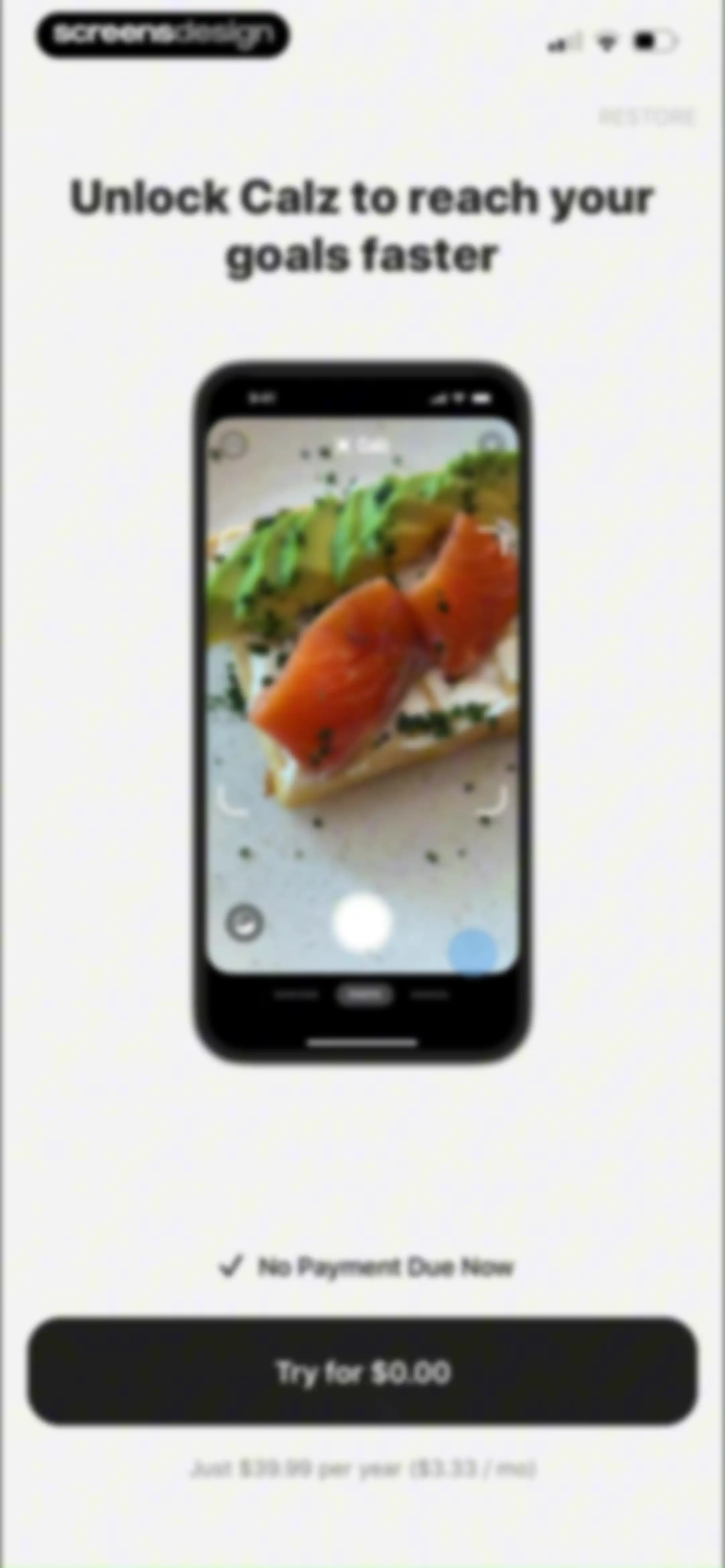 Calz - Calorie Counter AI screen 53