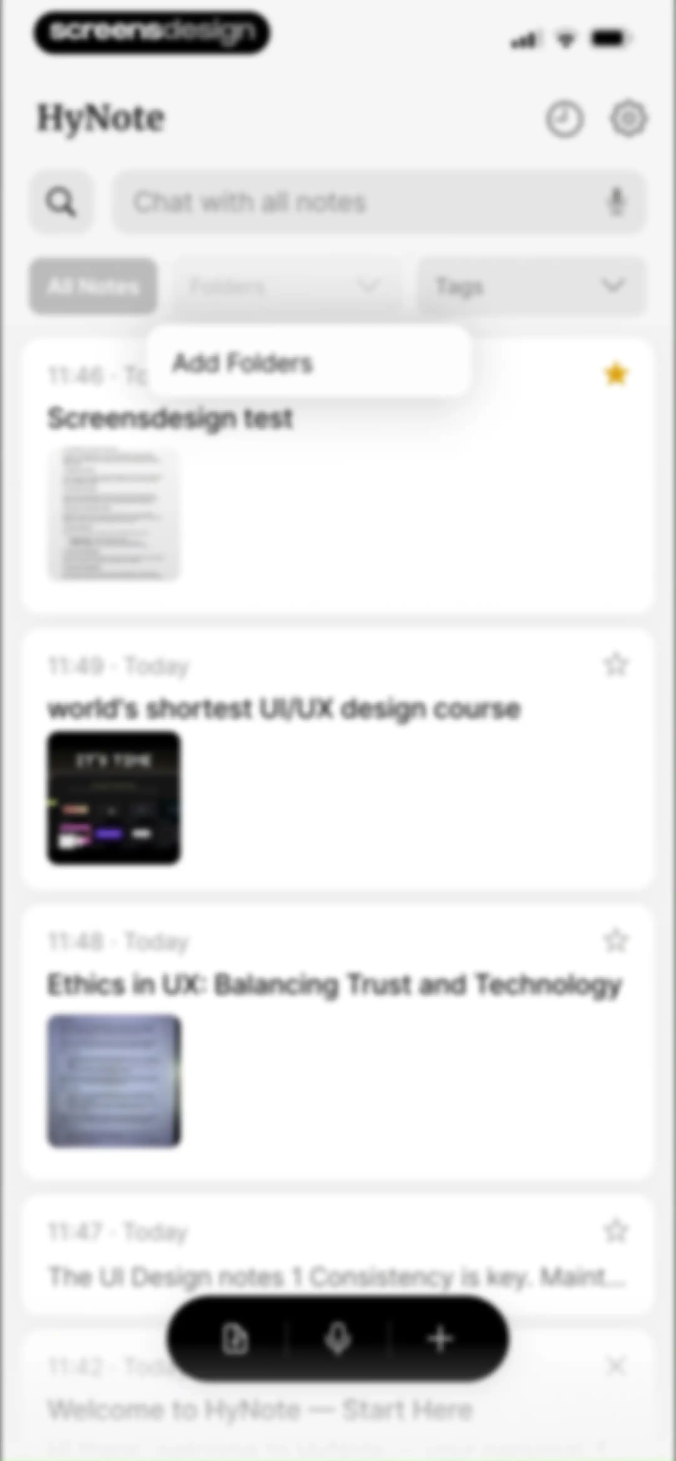HyNote: AI Note Taker, Summary screen 74