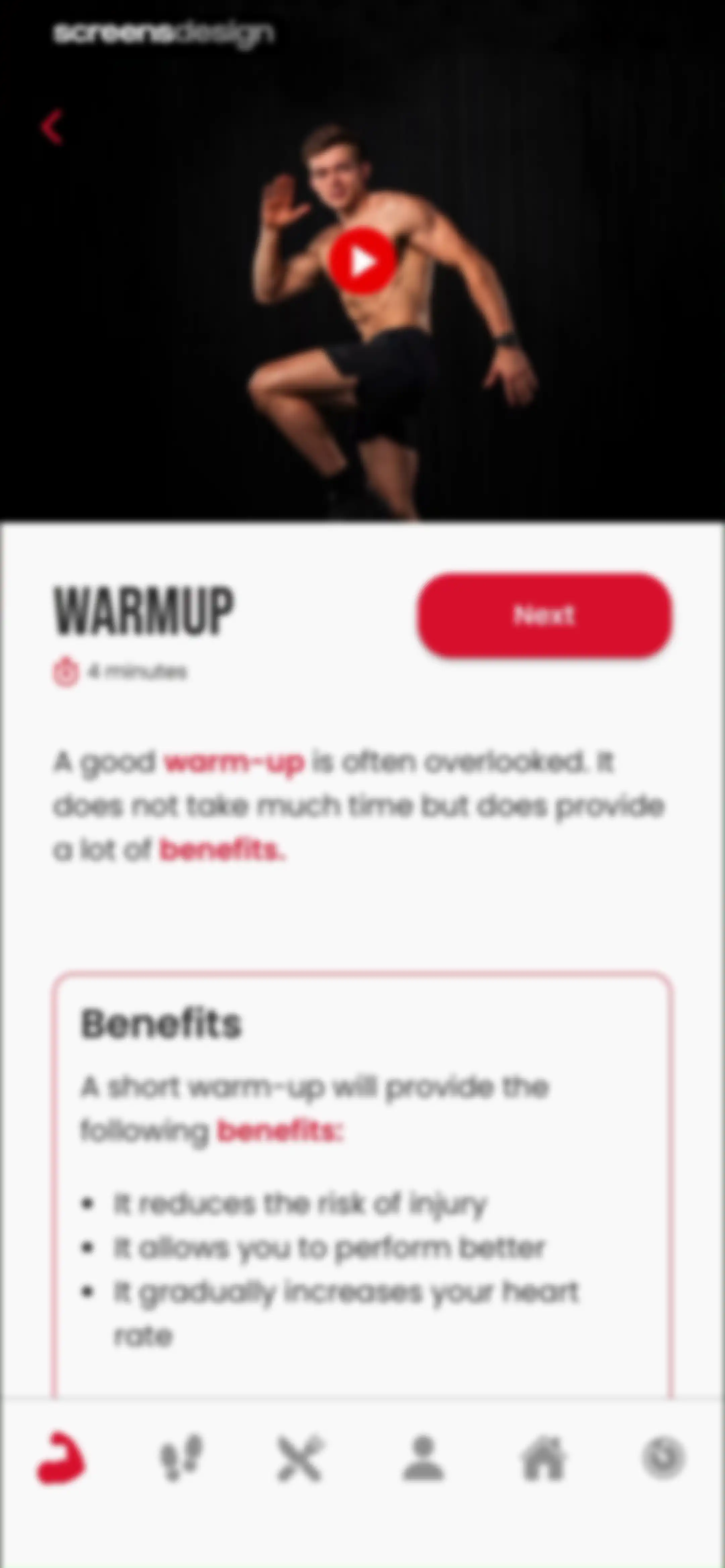 90 Day Challenge screen 41
