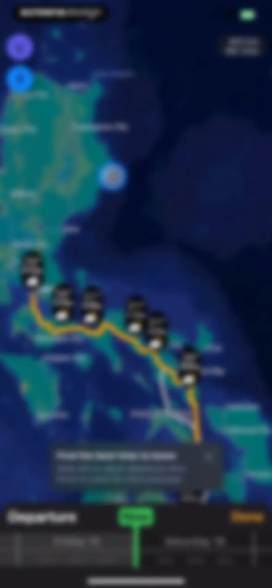Weather on the Way screen 17