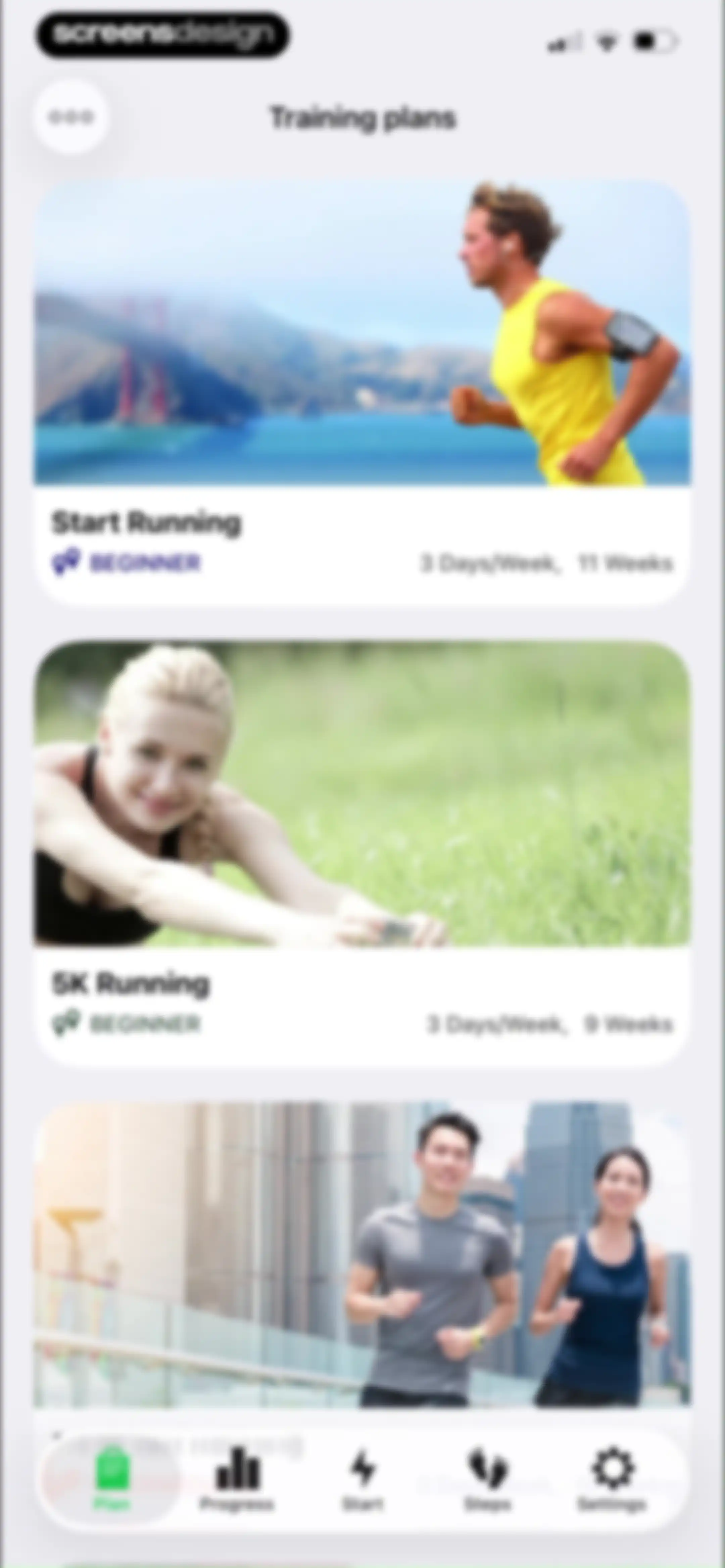 Running Walking Tracker Goals screen 57