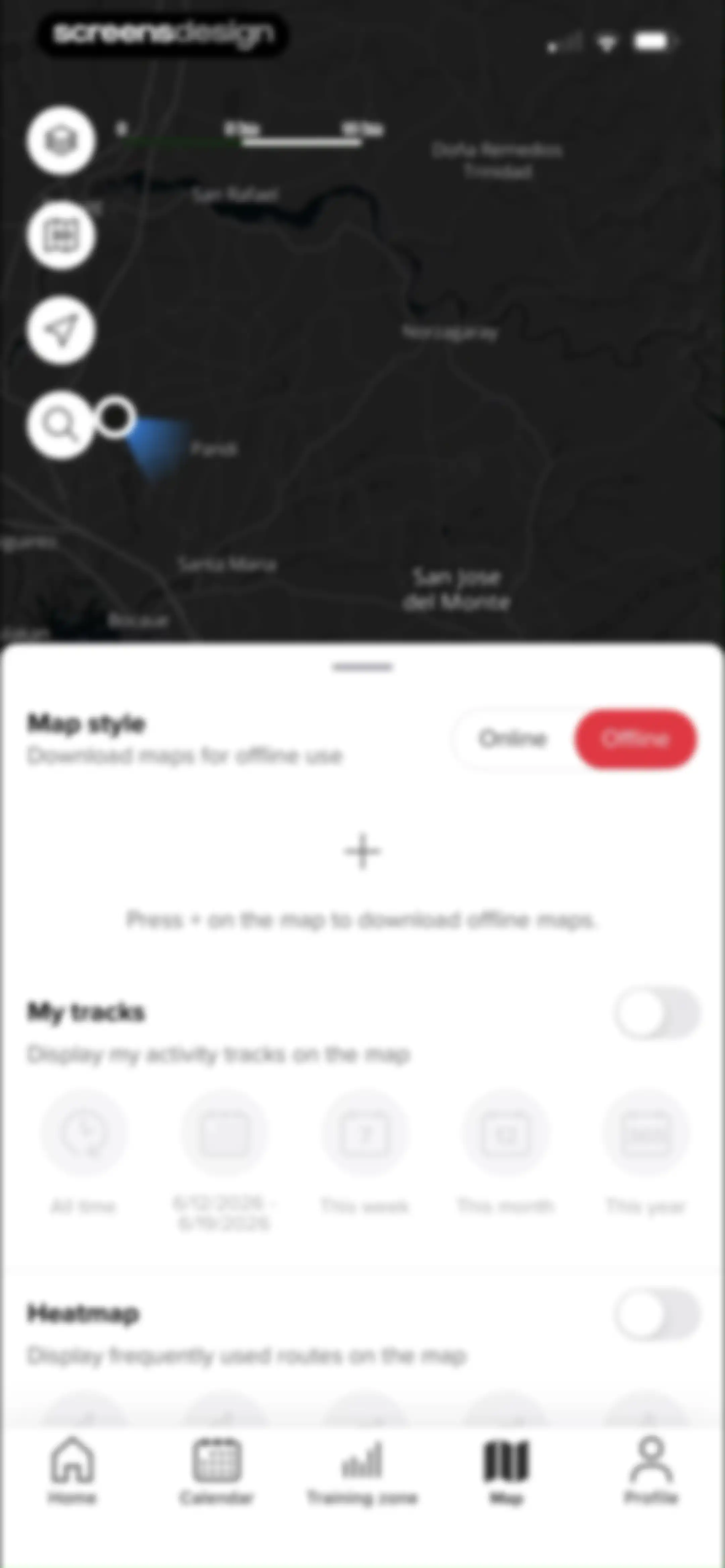 Sports Tracker: Run Bike Hike screen 204