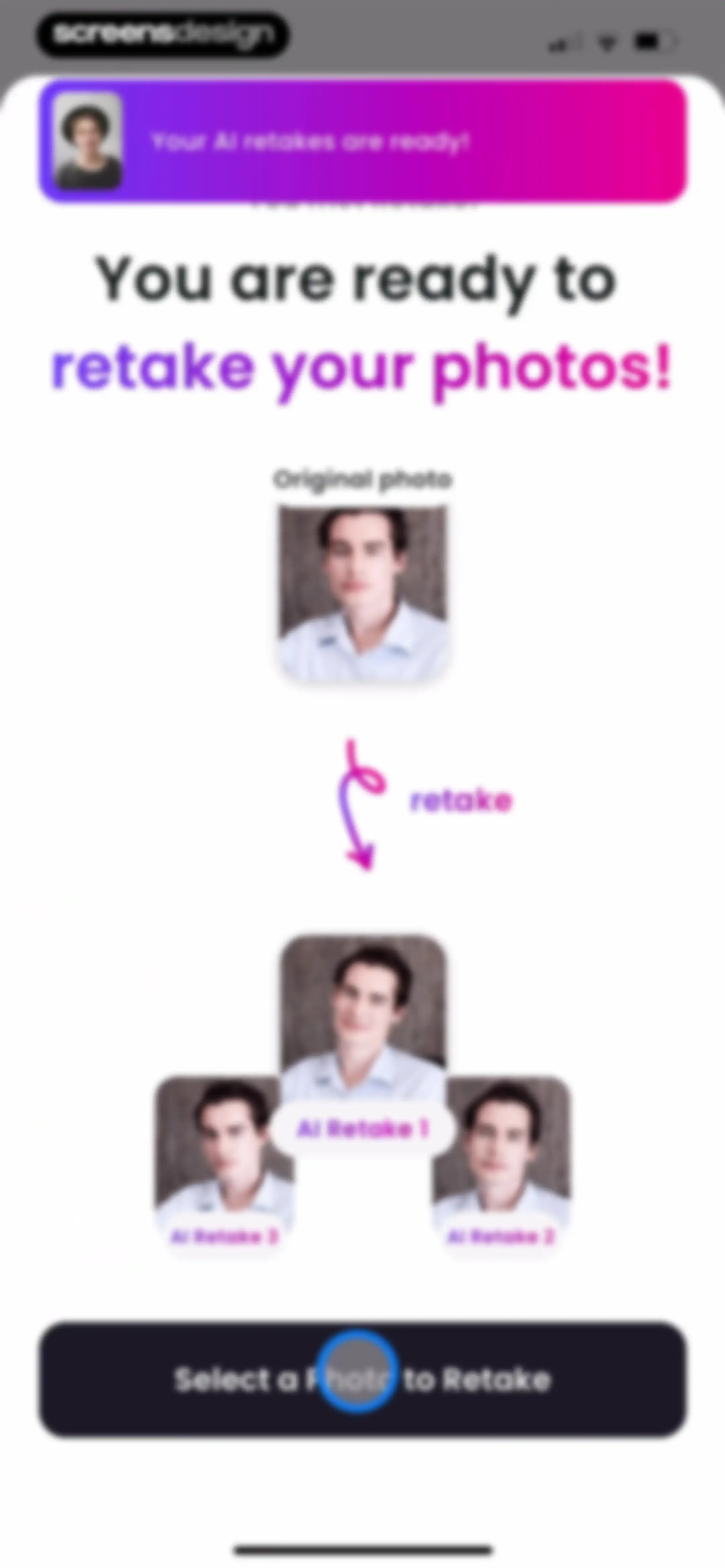 Retake AI Face & Selfie Editor screen 68