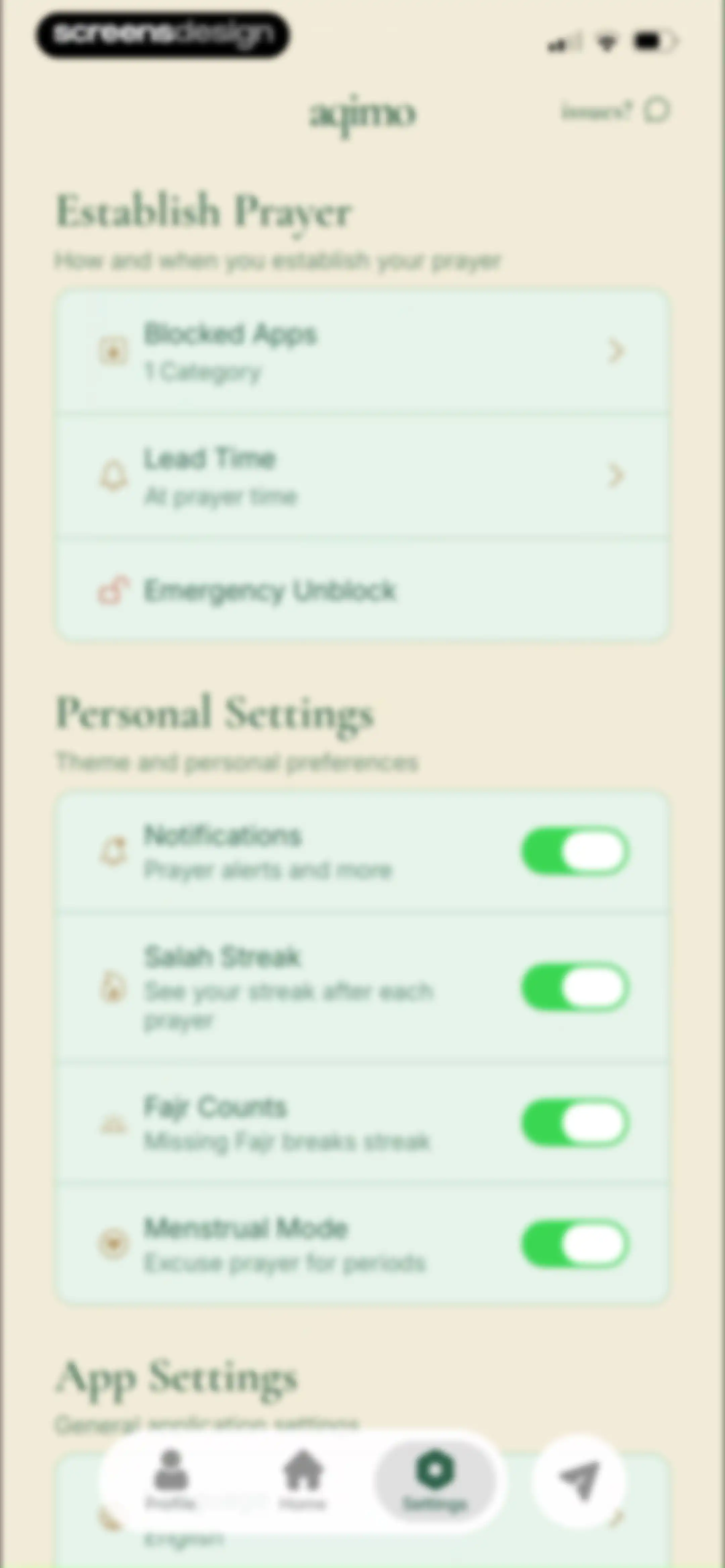 Aqimo: Salah Focus screen 60