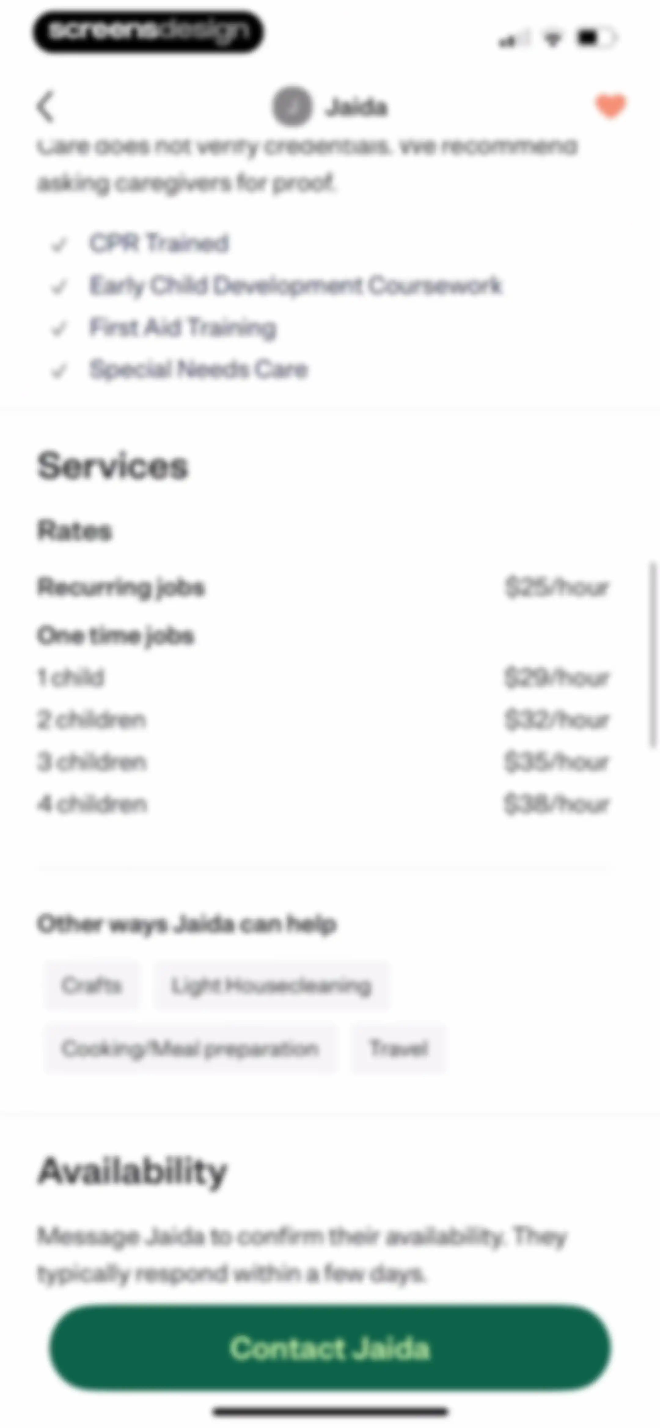 Care.com: Hire Caregivers screen 51