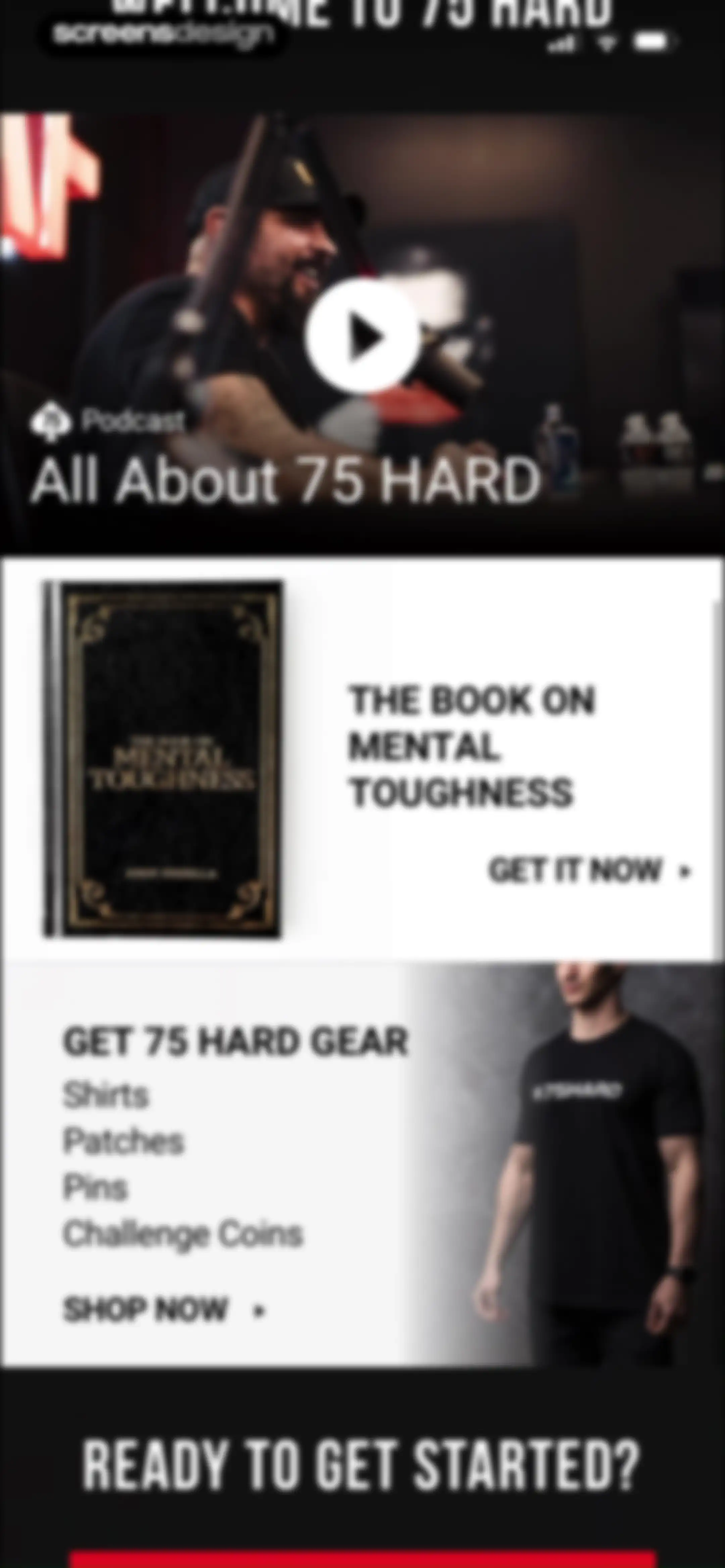 75 Hard screen 18