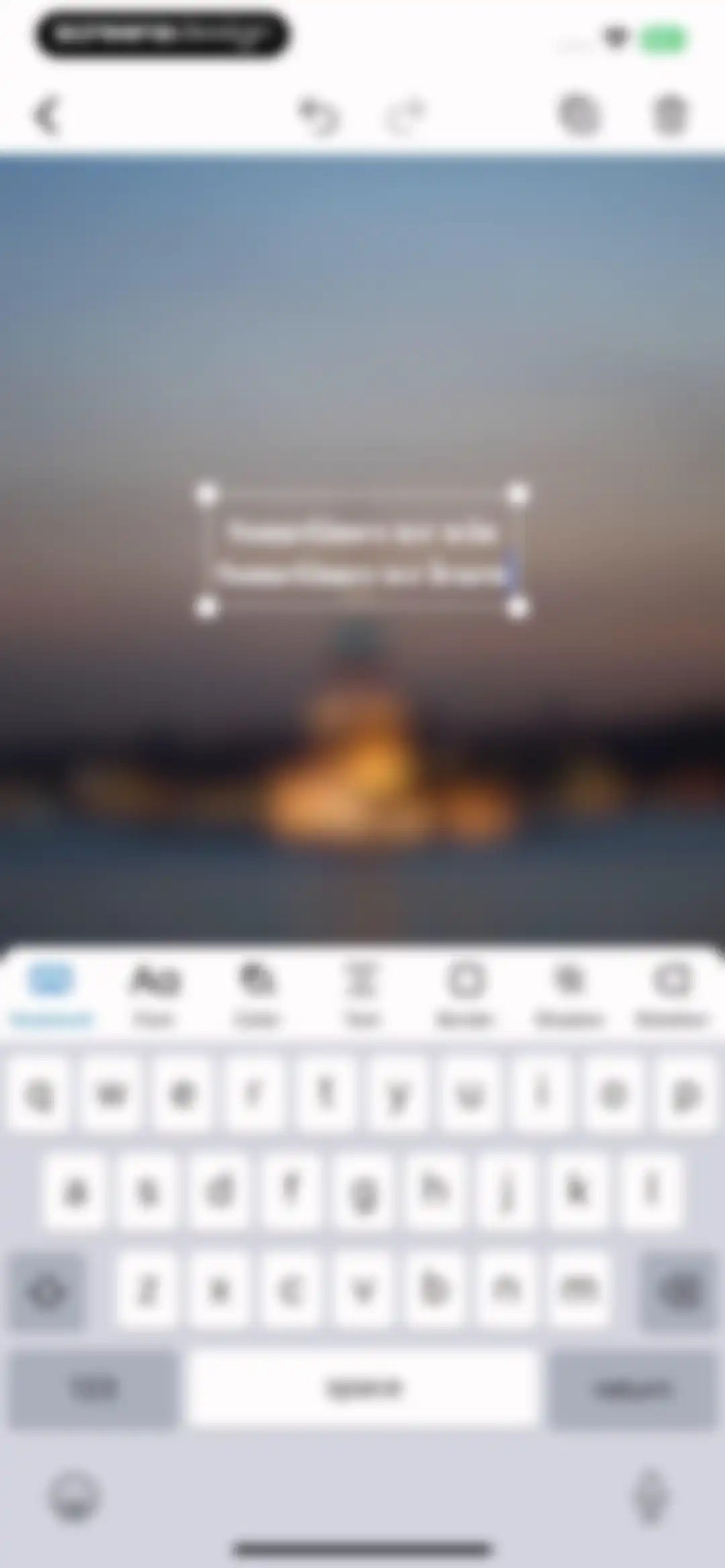 Add Text: Write On Photos screen 19